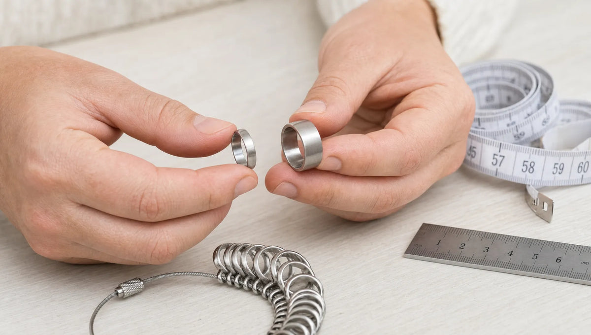 Edelstahl Fingerringe für jeden Tag auswählen