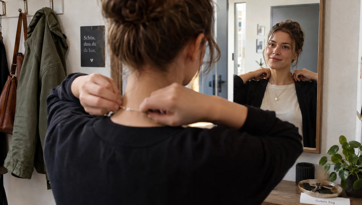 Personalisierter Anhänger in Silber mit Bedeutung wählen