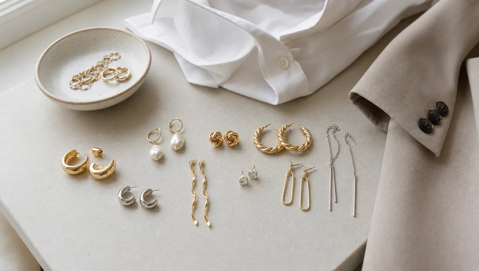 Ohrringe aus Modeschmuck modern und leicht kombinieren