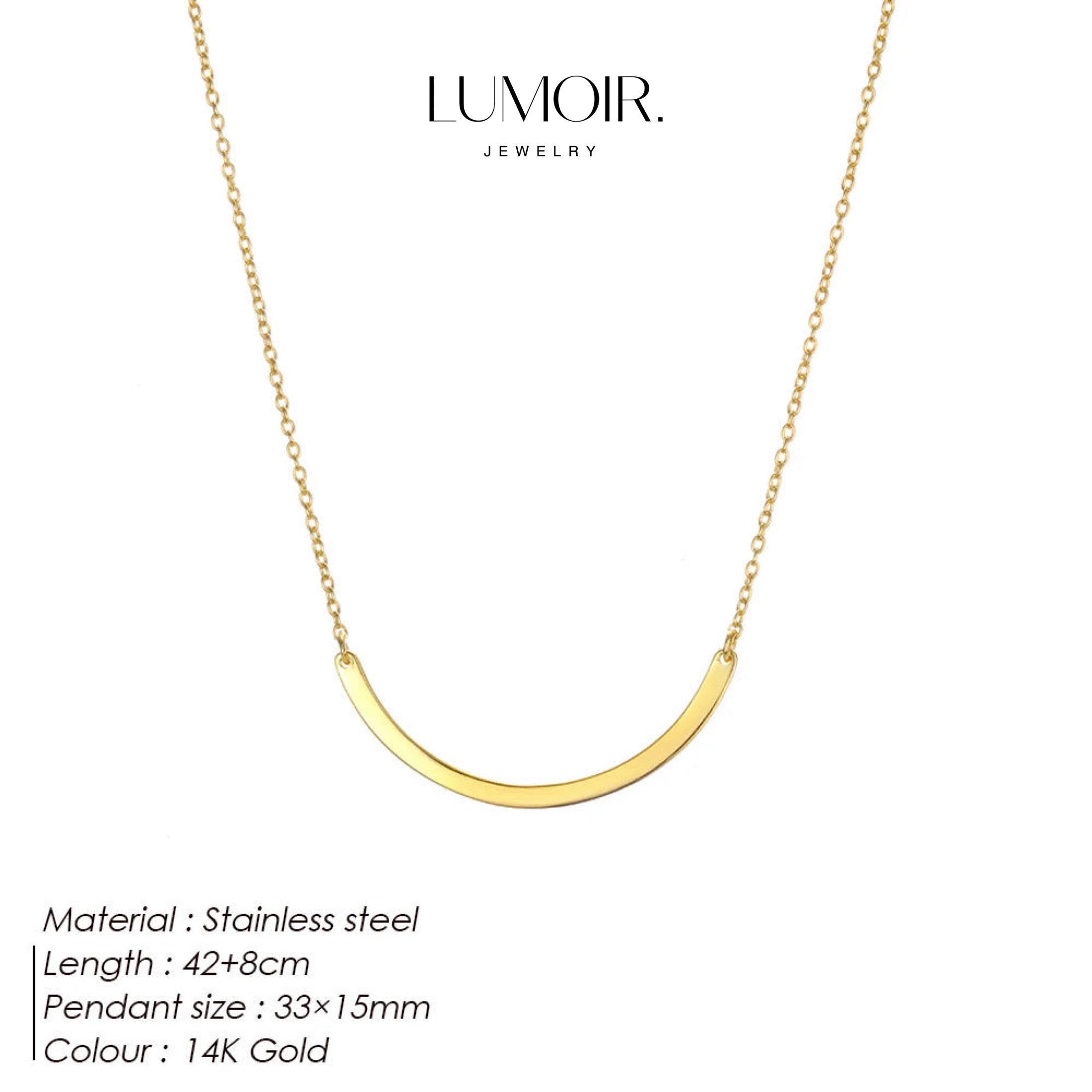 Stainless steel necklace Lenor