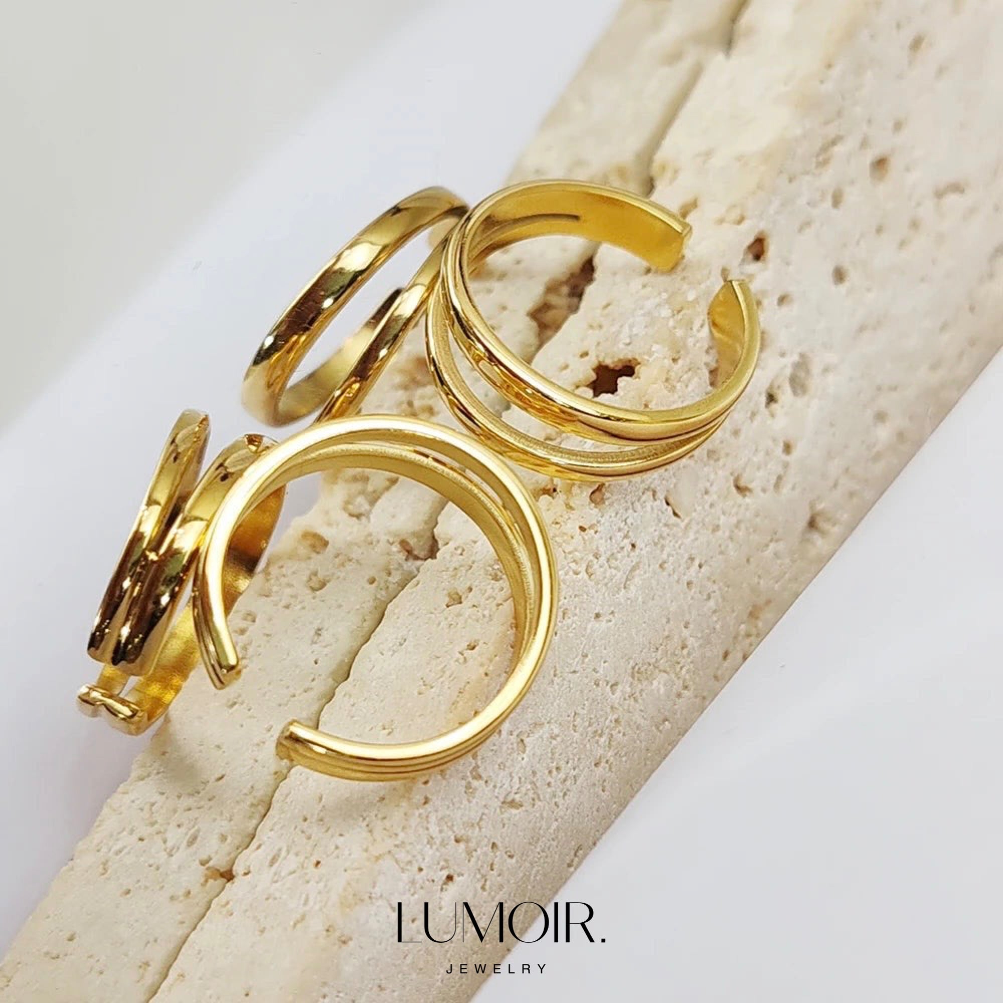 Edelstahl Ring Louna