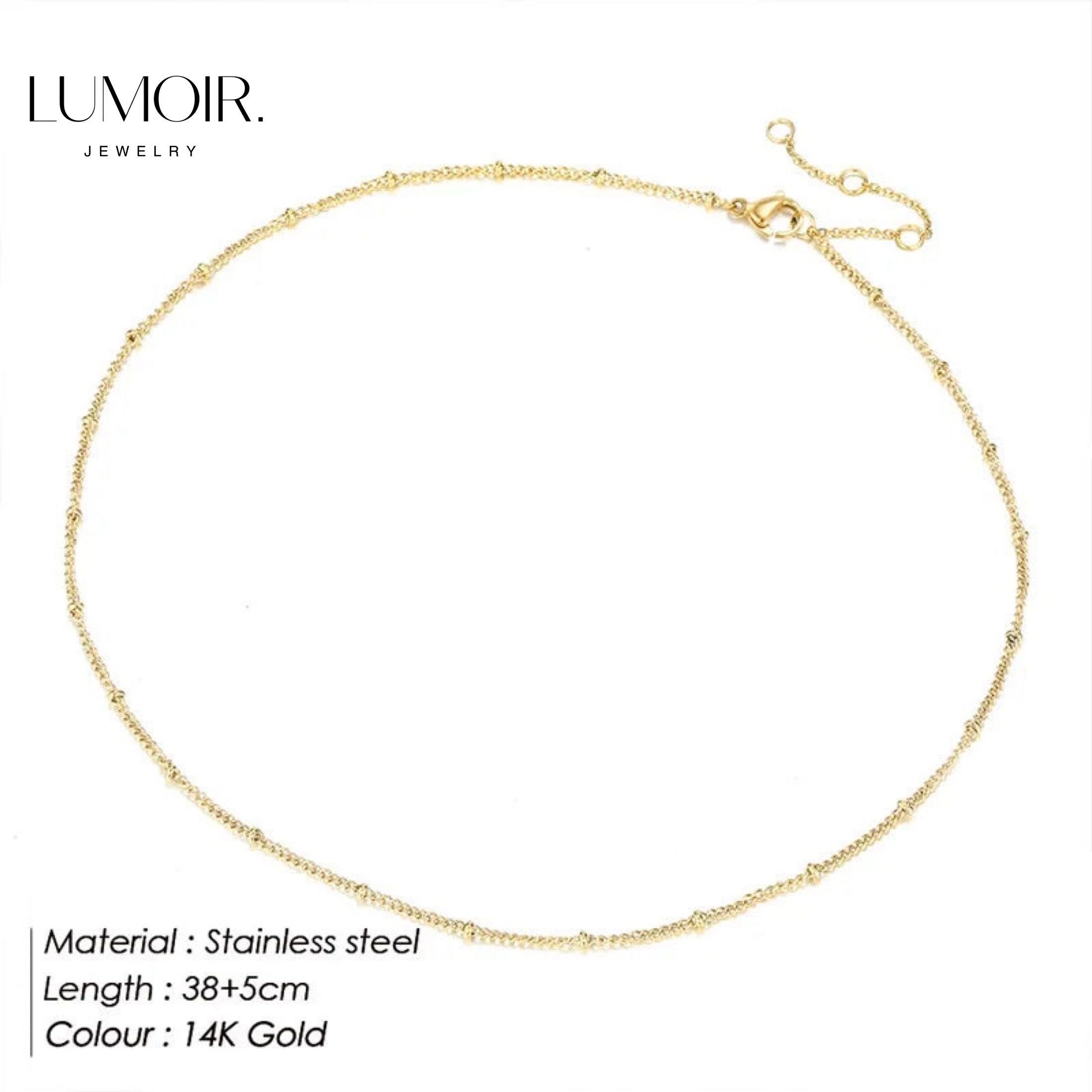 Collier en acier inoxydable Cora