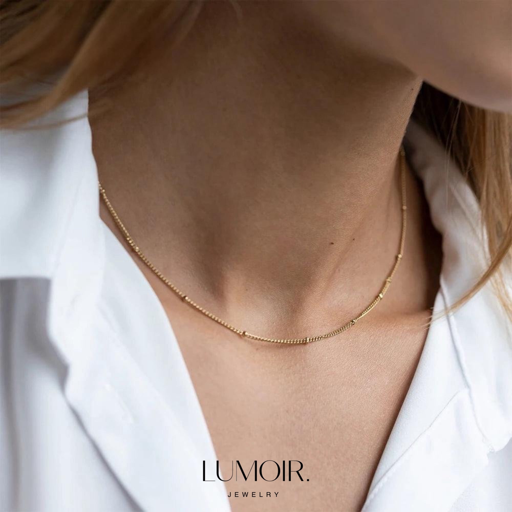 Collier en acier inoxydable Cora