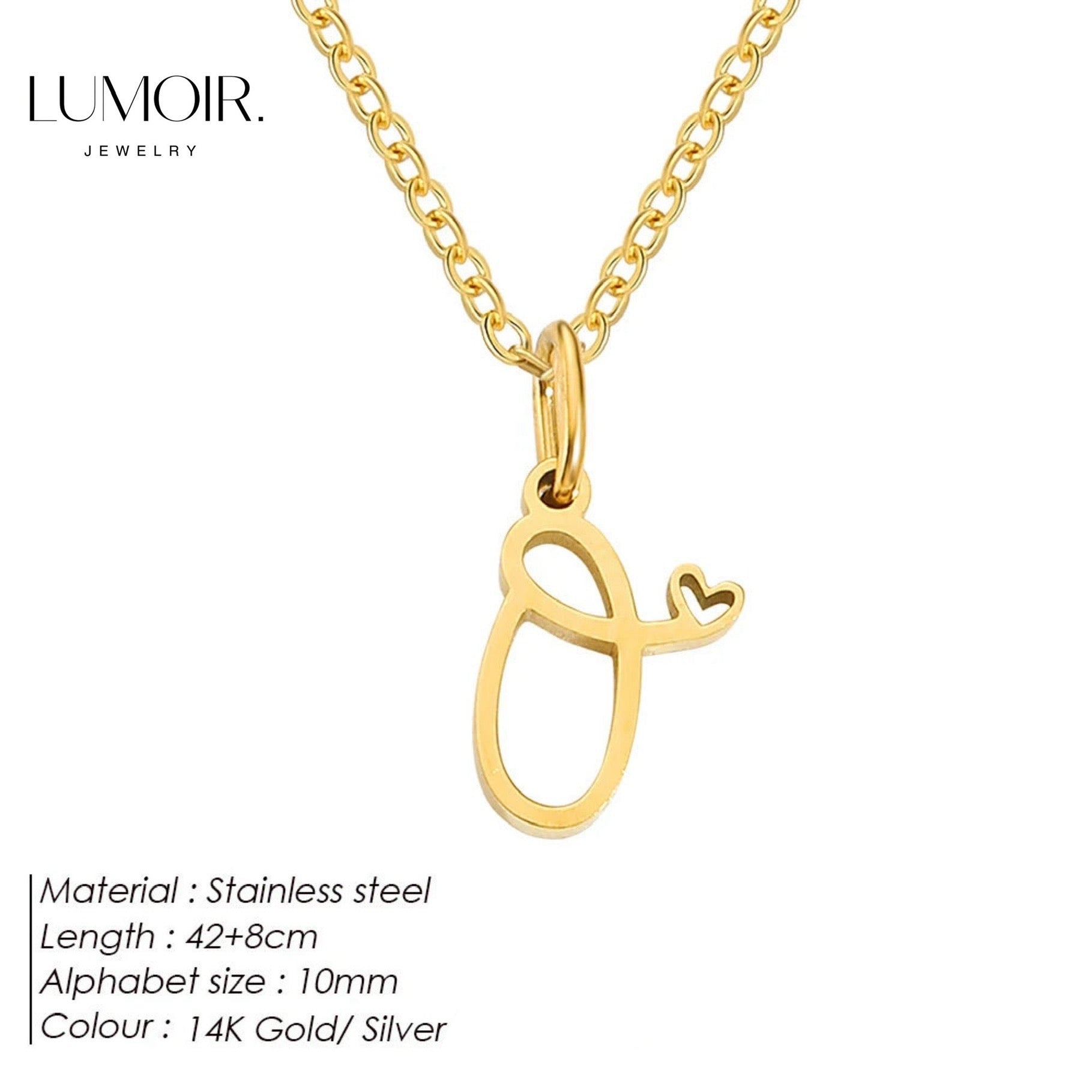 Collier personnalisé en acier inoxydable Venise