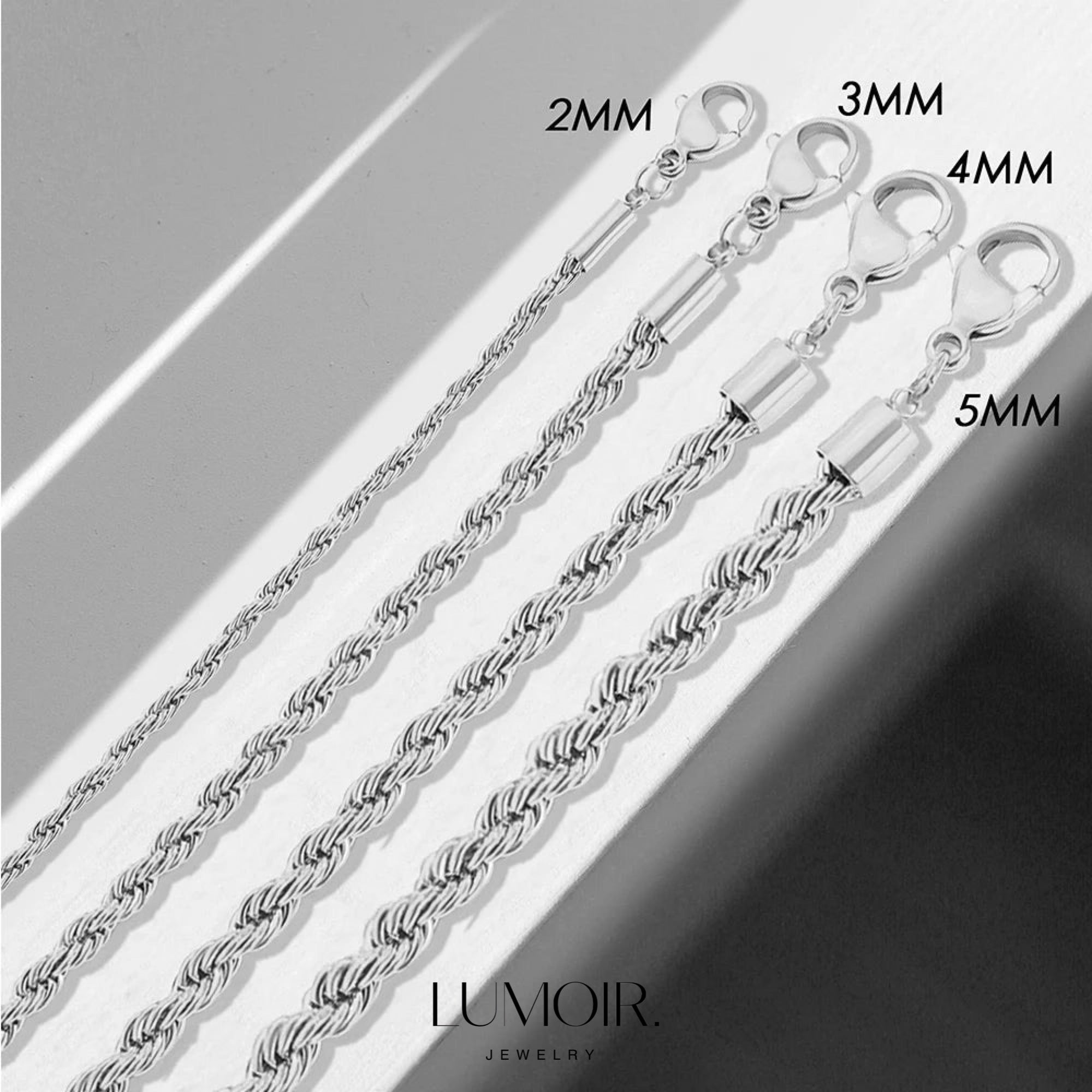 Collier acier inoxydable Fleur