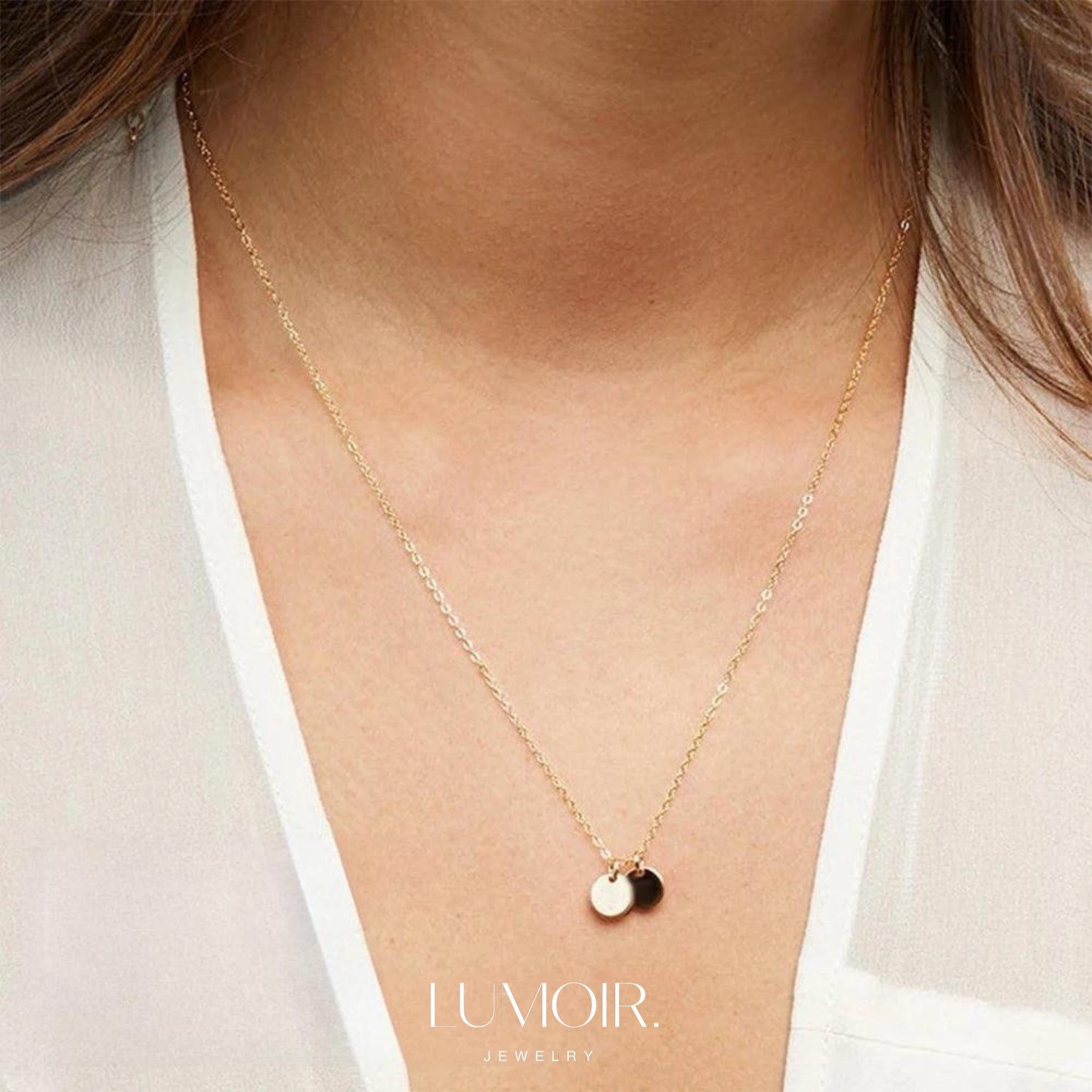 Edelstahl Halskette Lile