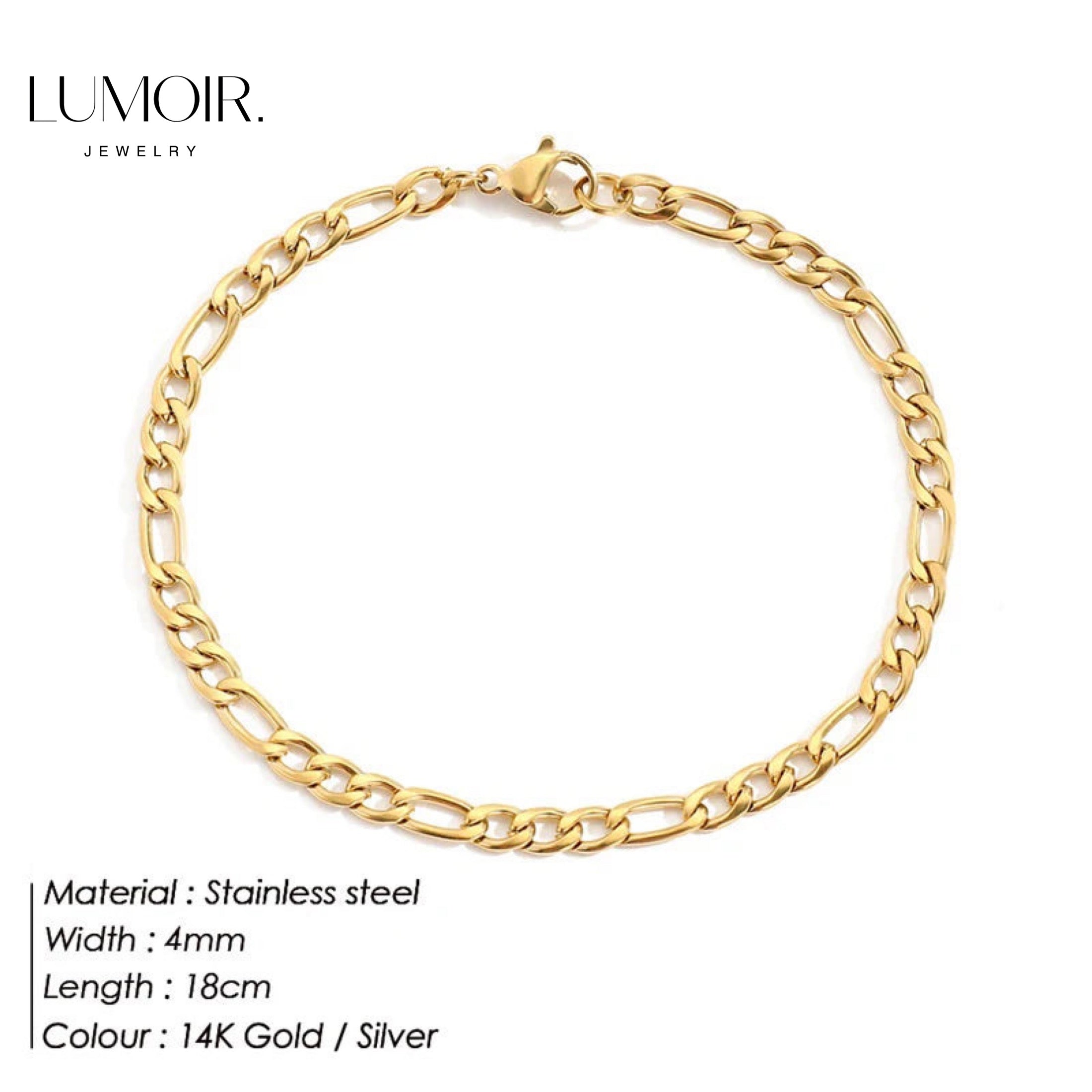 Edelstahl Armband Nerana