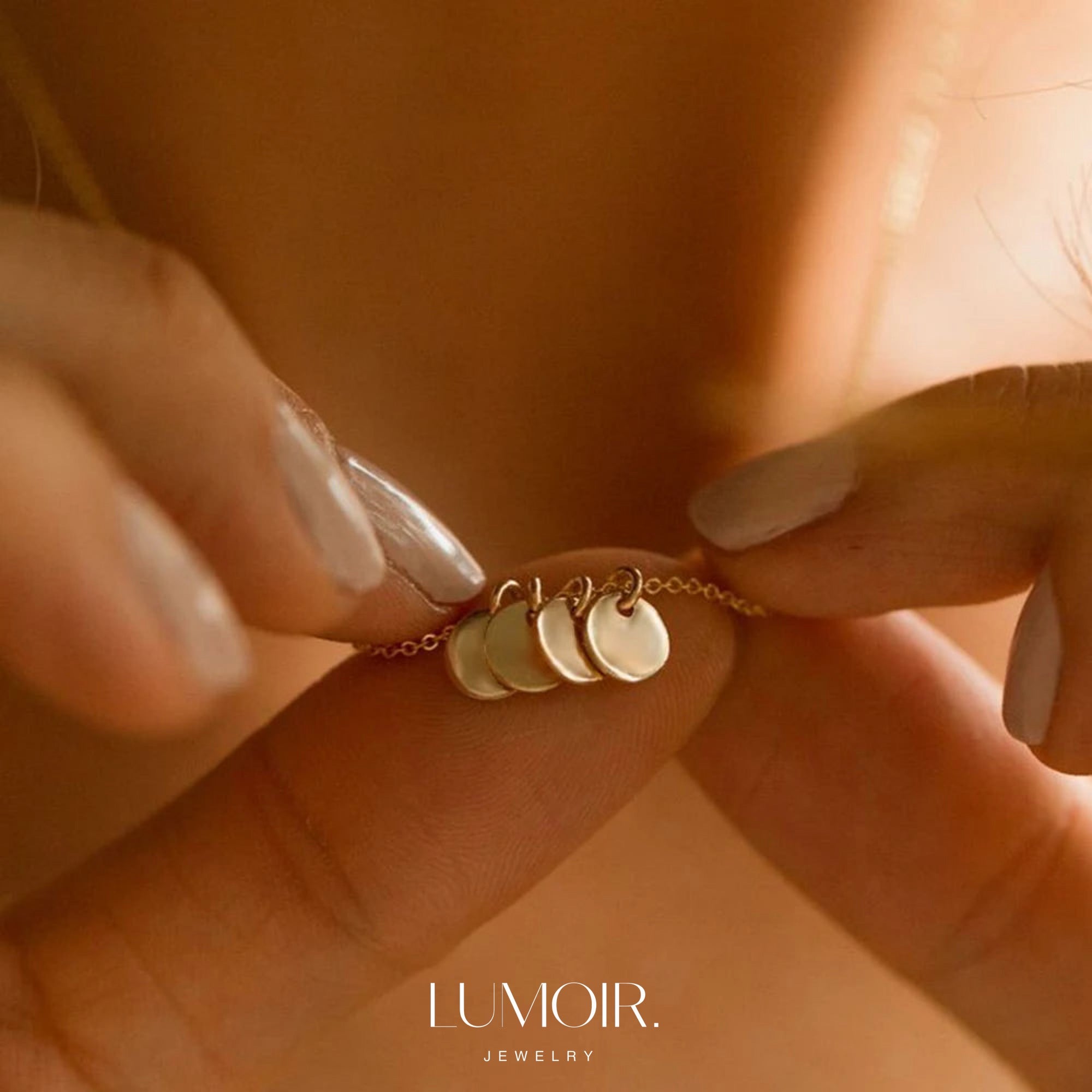 Edelstahl Halskette Lile