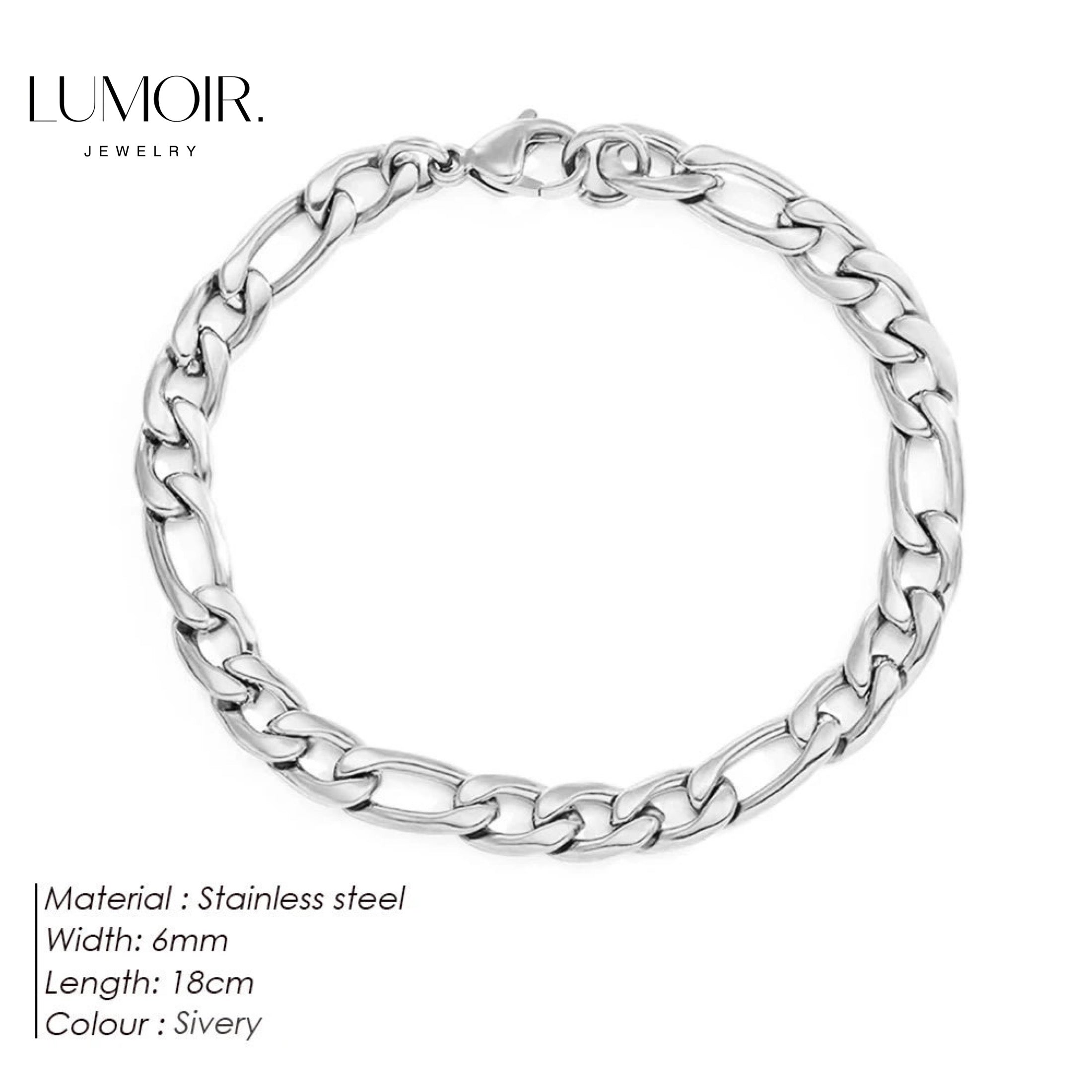 Edelstahl Armband Noel
