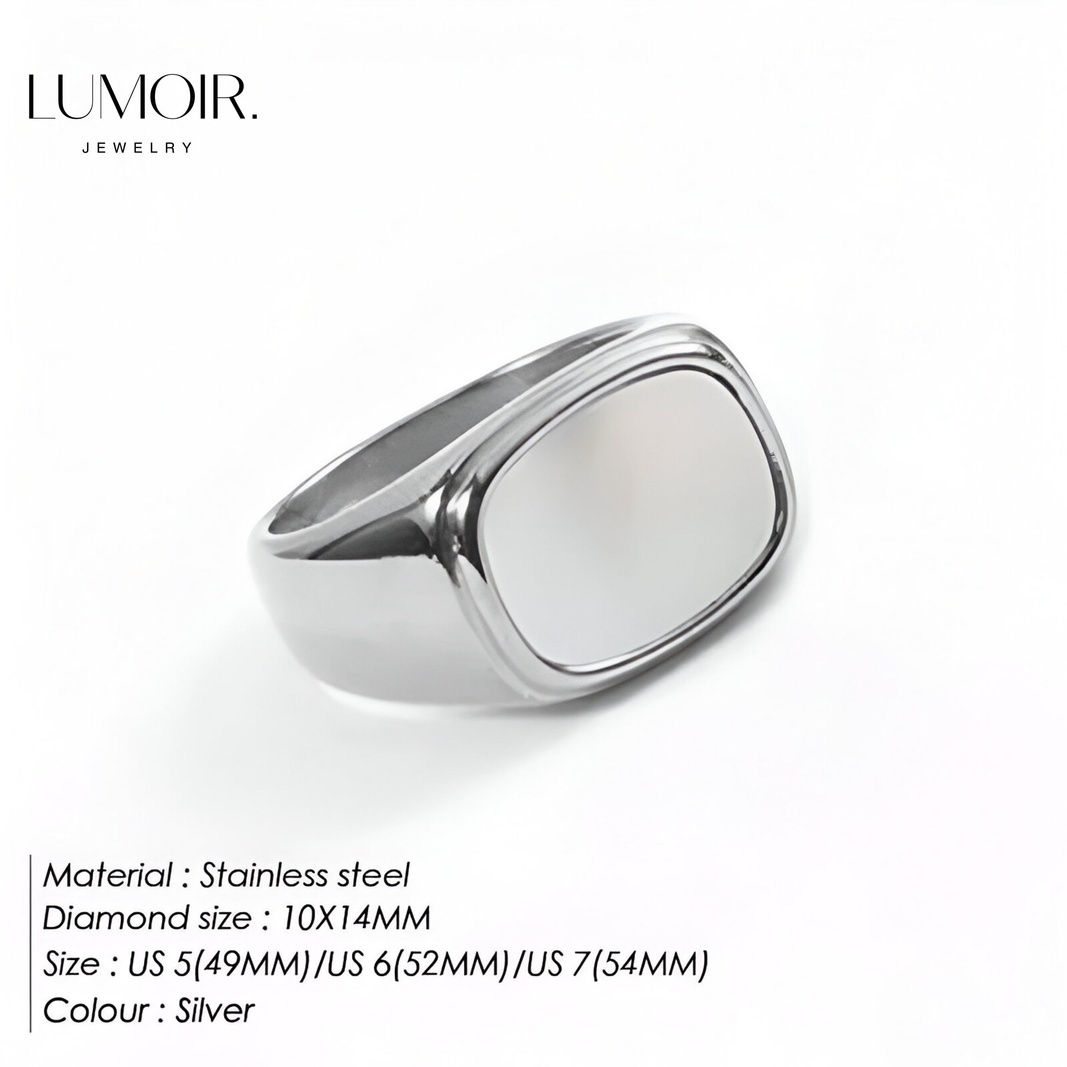 Edelstahl Ring Serena