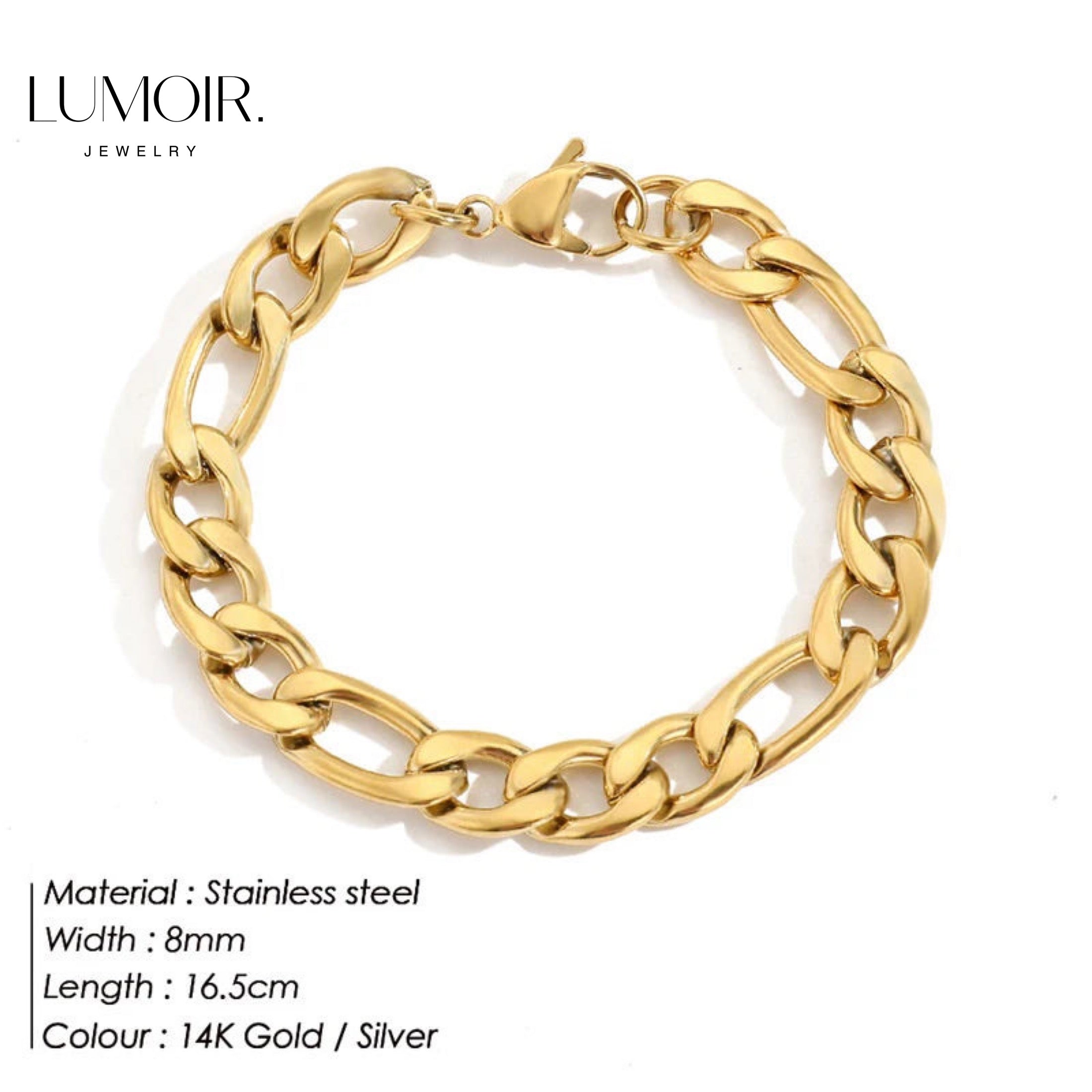 Edelstahl Armband Nerana