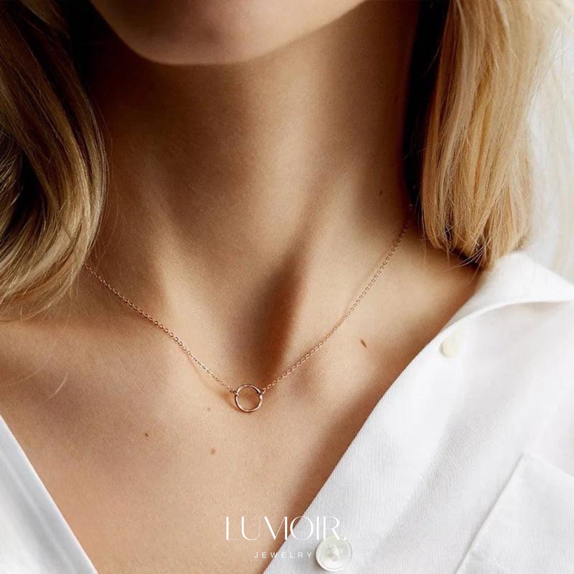 Edelstahl Halskette Cécile