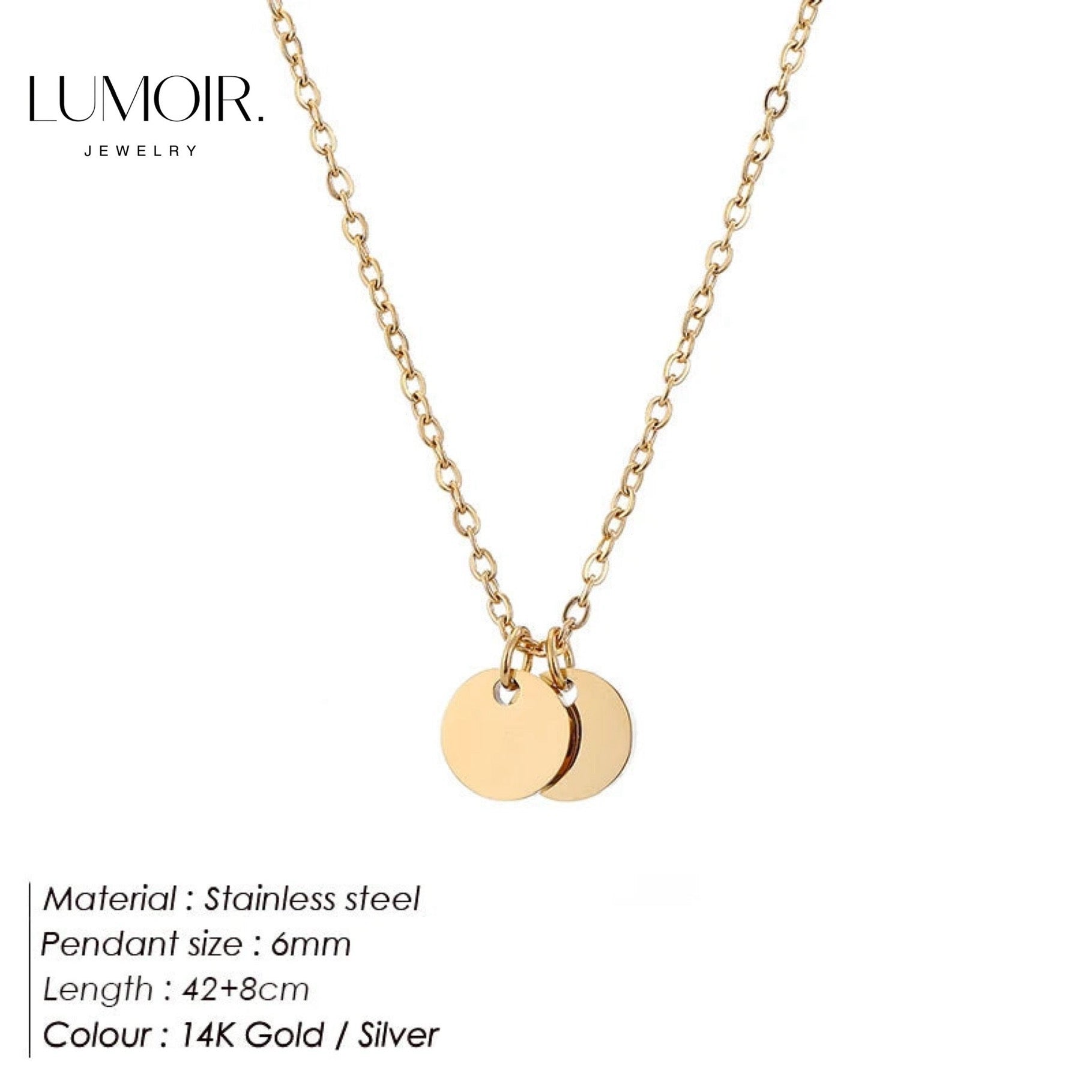 Edelstahl Halskette Lile