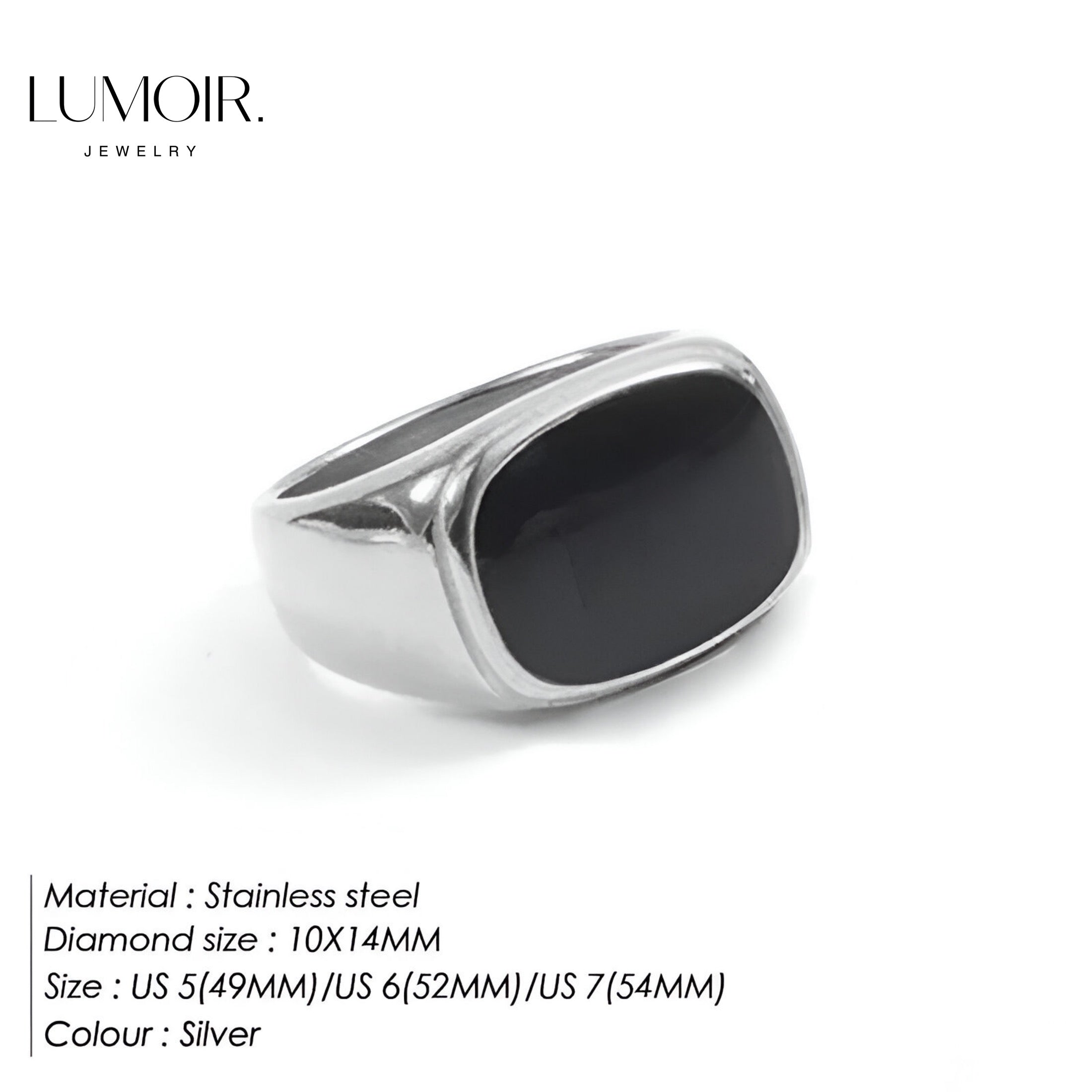 Edelstahl Ring Serena