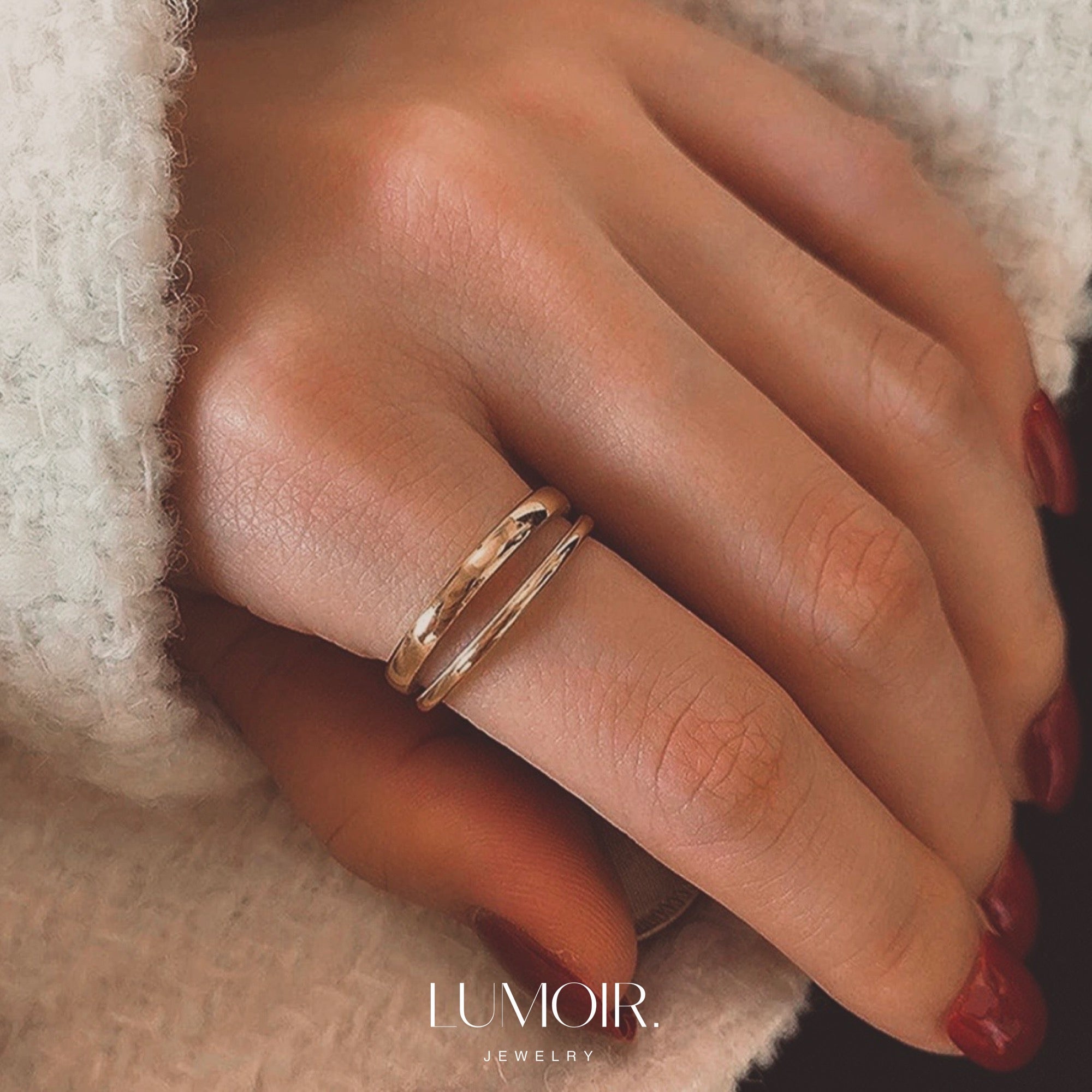 Edelstahl Ring Louna