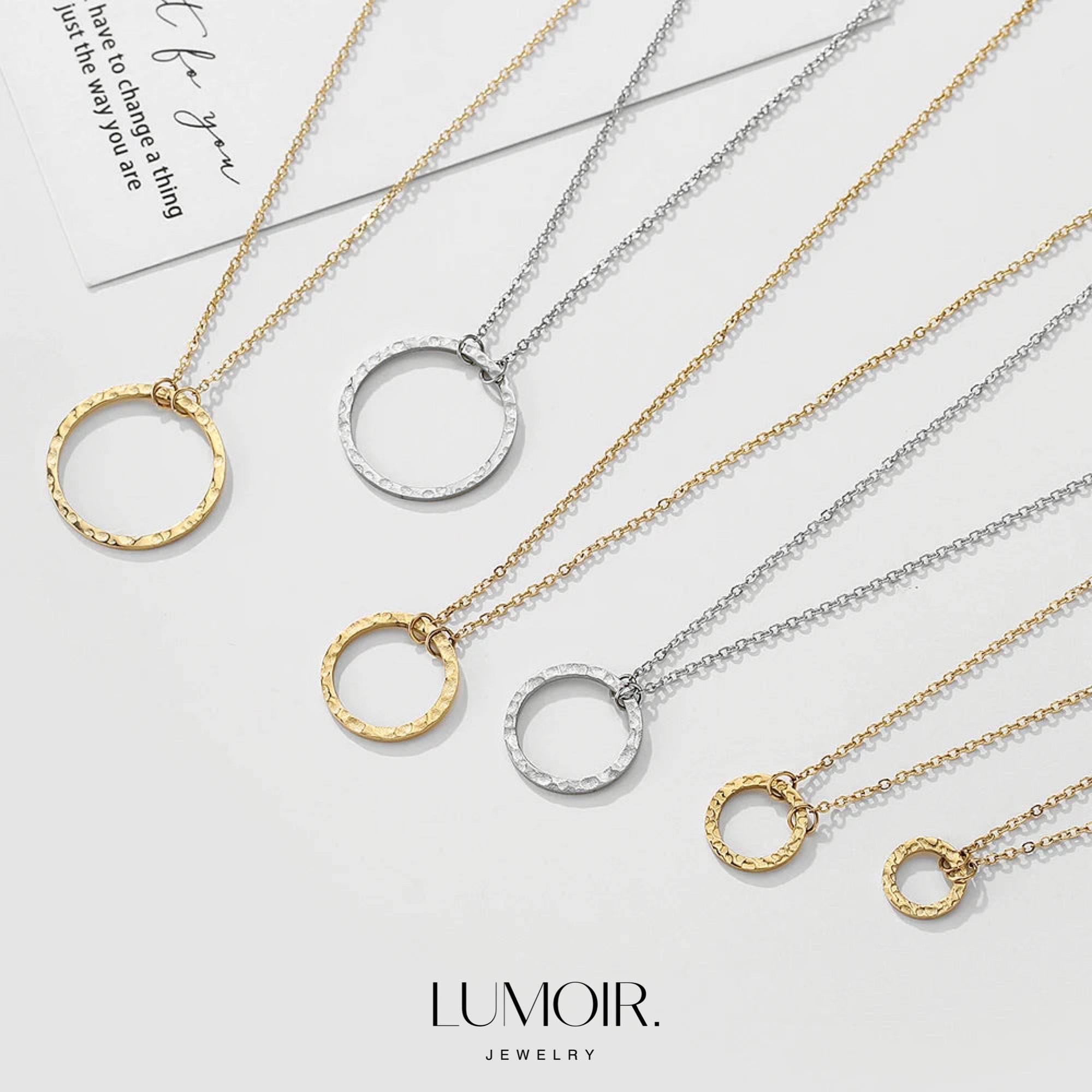 Edelstahl Halskette Cécile