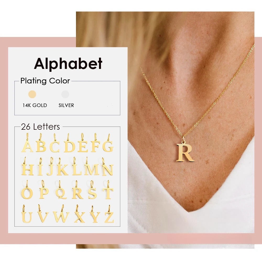 Personalisierte Edelstahl Halskette Lune