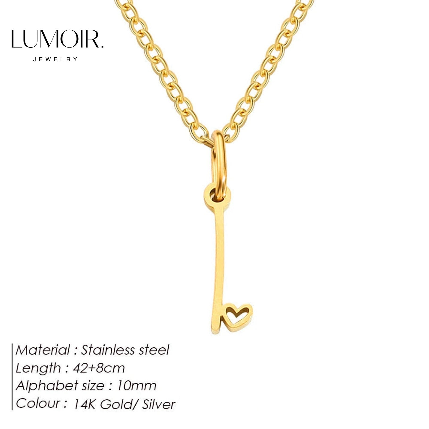 Collier personnalisé en acier inoxydable Venise