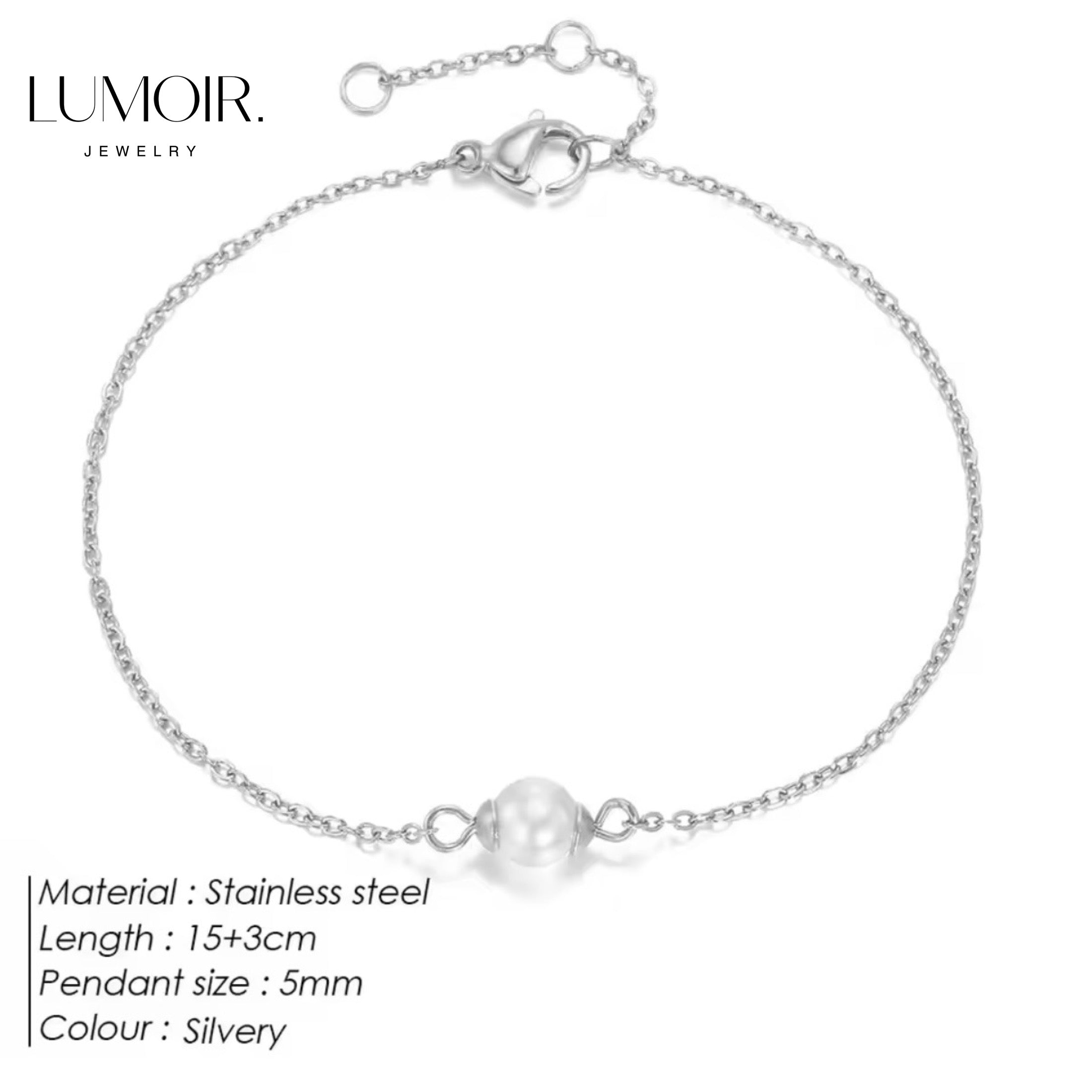 Perlenstein Armband Salome