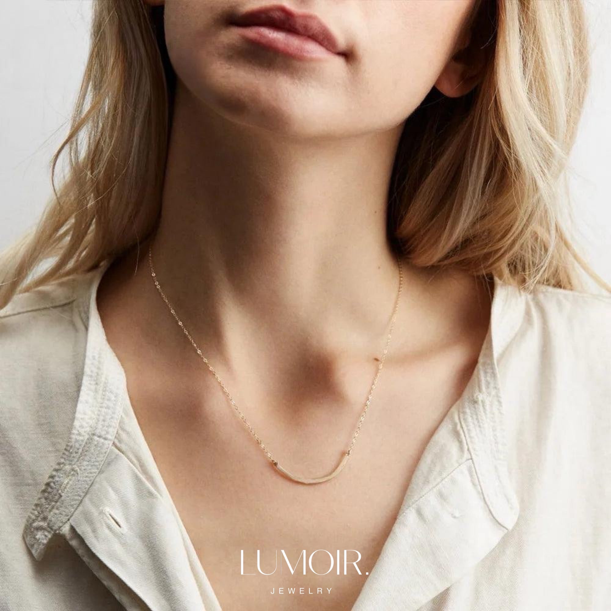 Stainless steel necklace Lenor