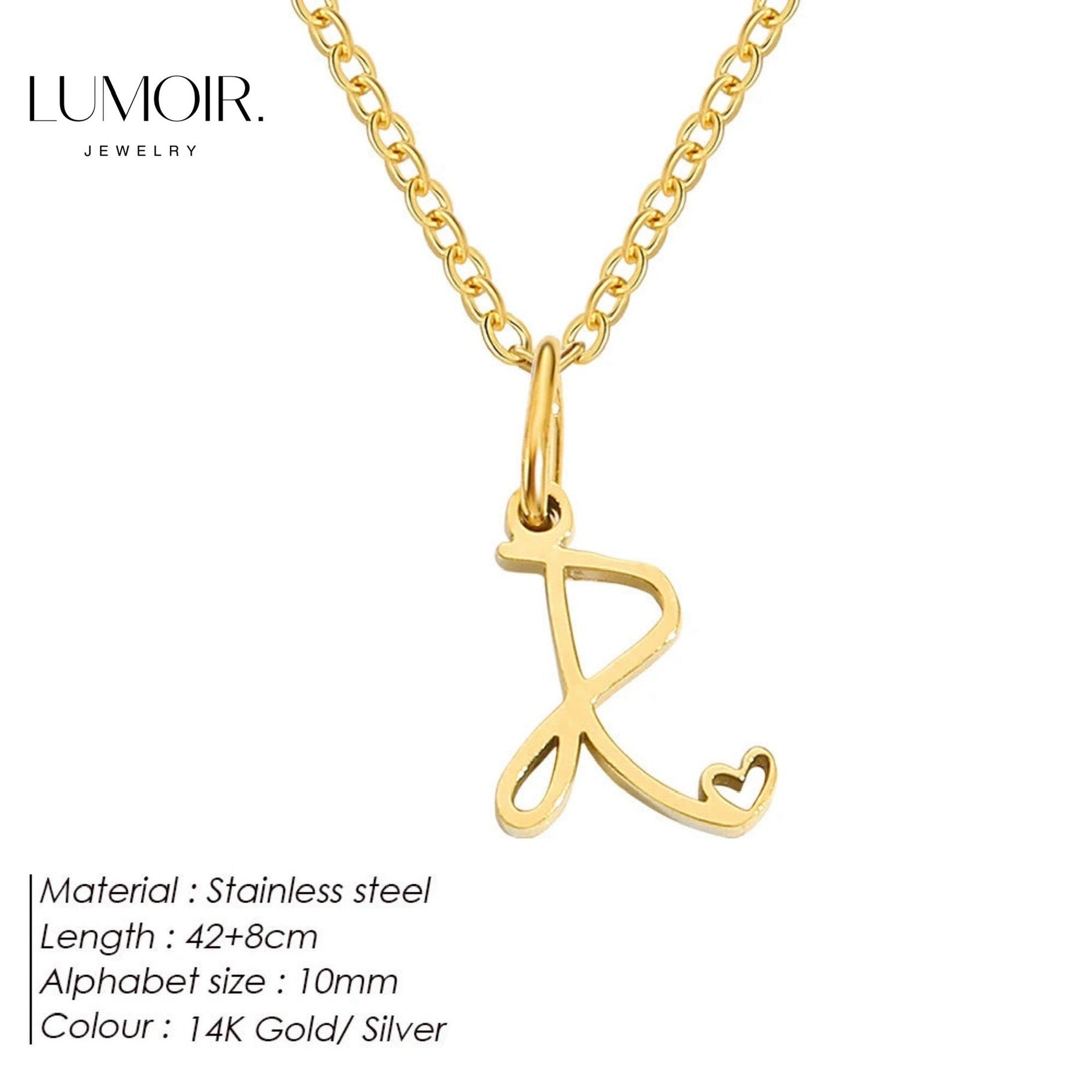 Collier personnalisé en acier inoxydable Venise