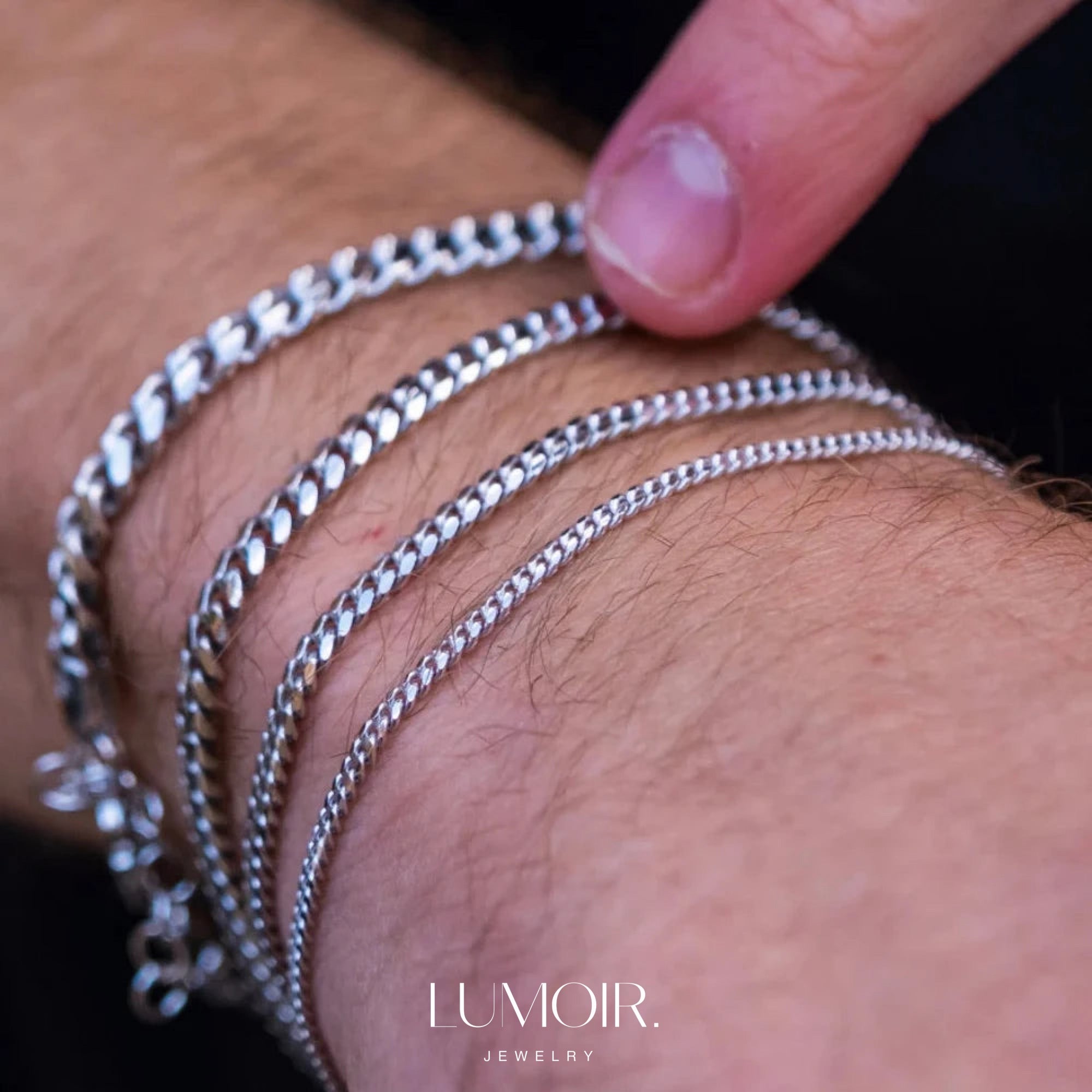 Edelstahl Armband Nico