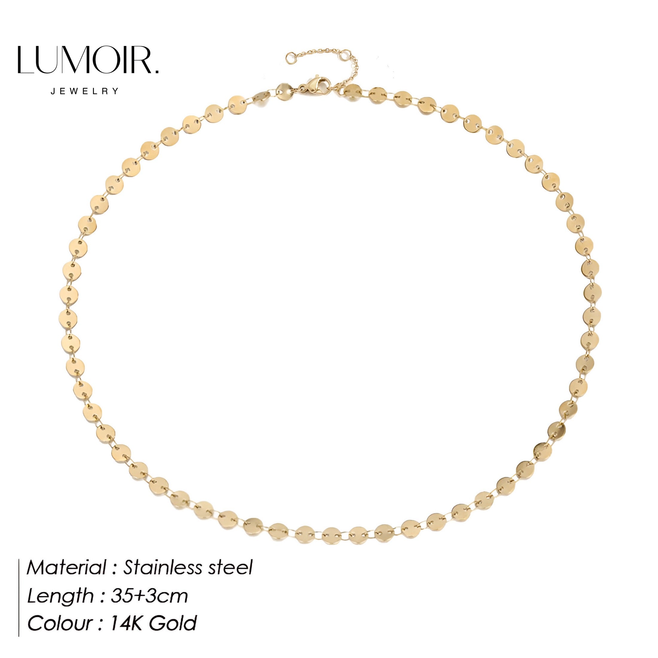 Collier en acier inoxydable Fiona