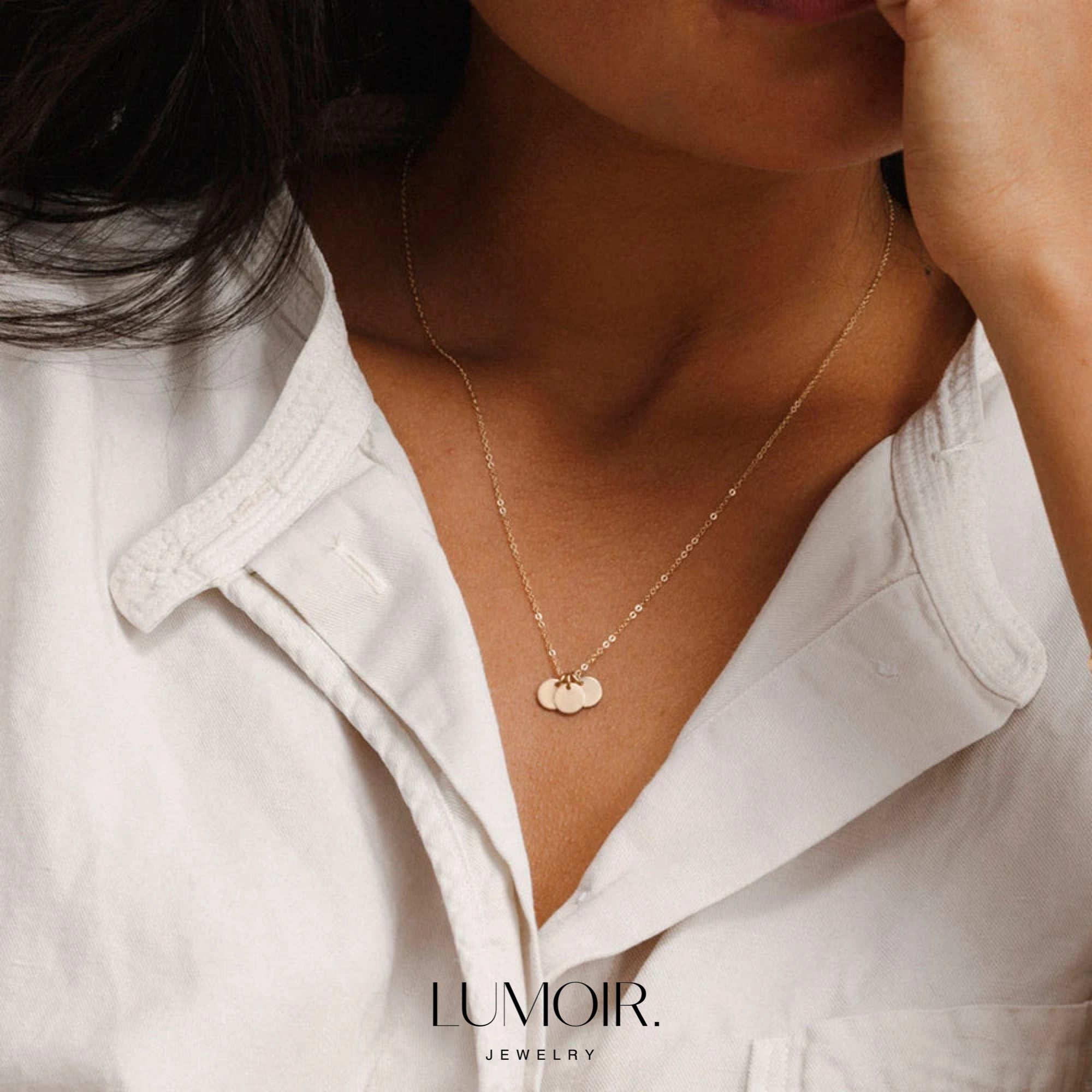 Edelstahl Halskette Lile