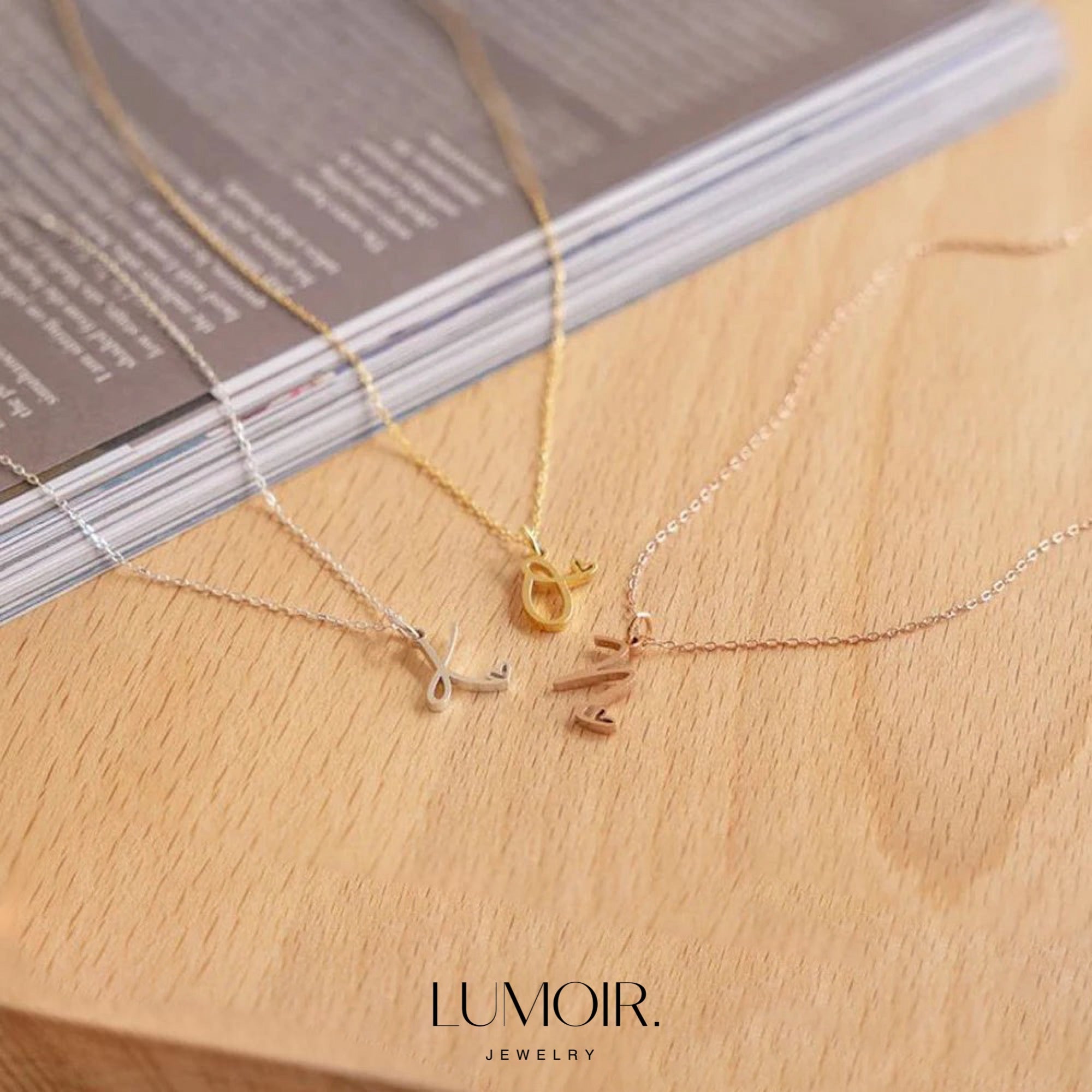 Collier personnalisé en acier inoxydable Venise