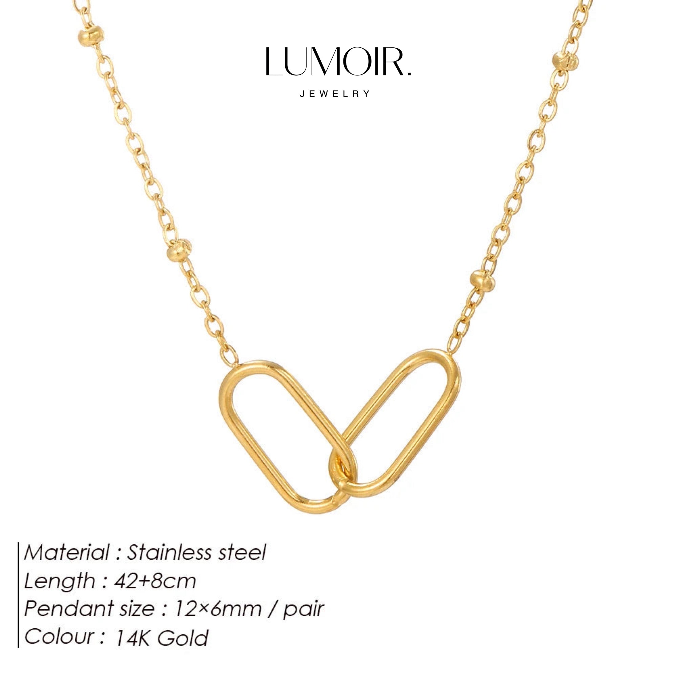 Collier en acier inoxydable Nui