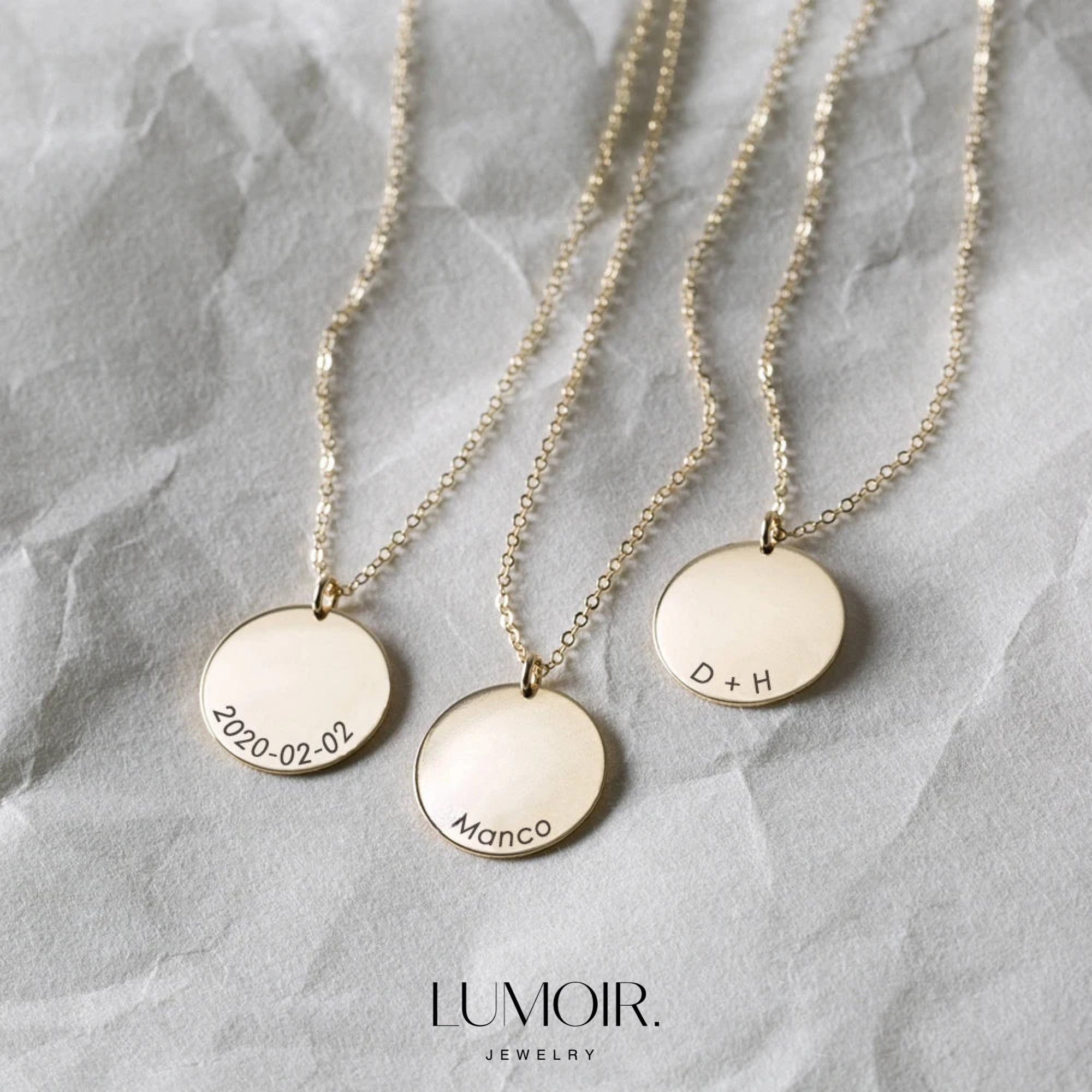 Personalisierte Edelstahl Halskette Karin