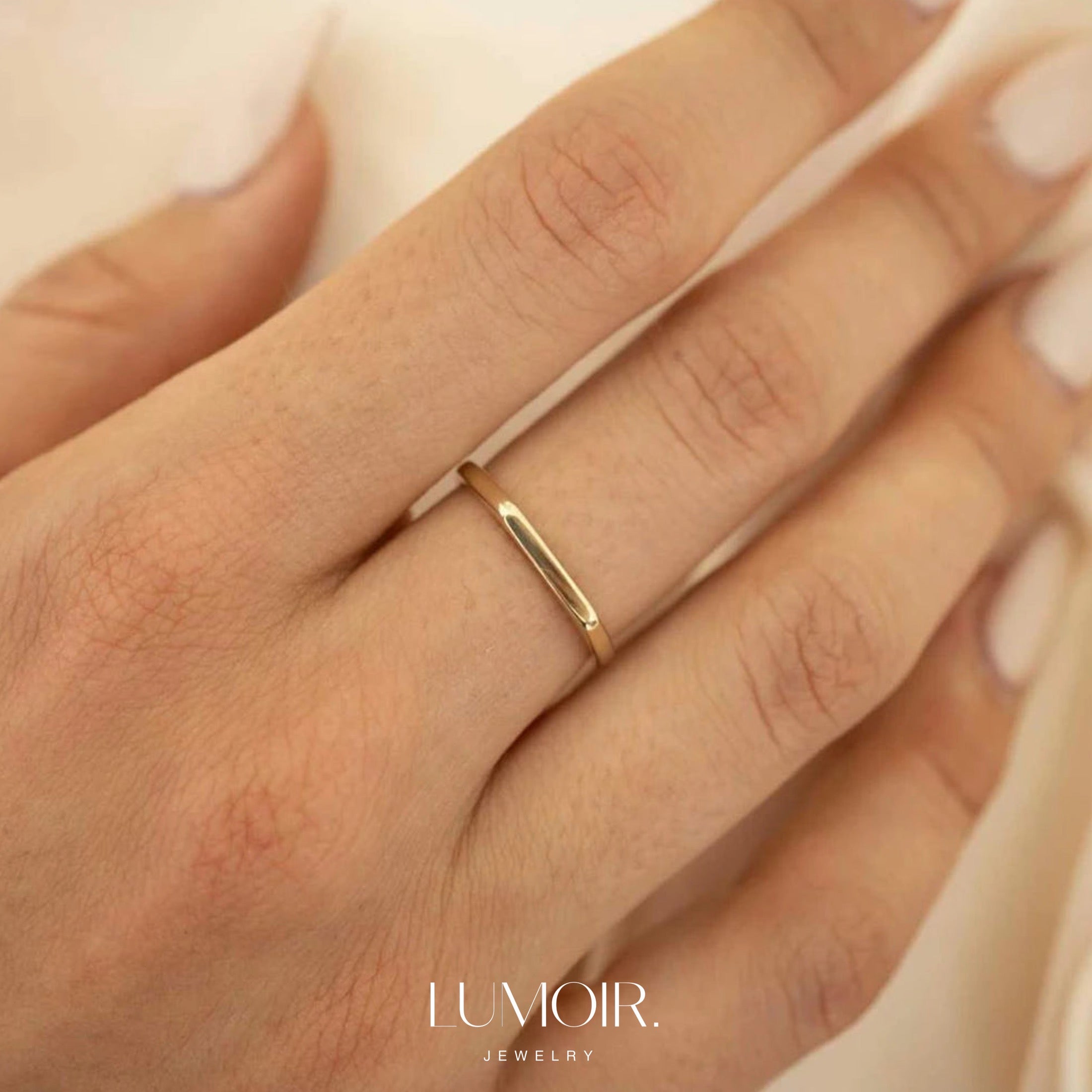 Edelstahl Ring Sunny