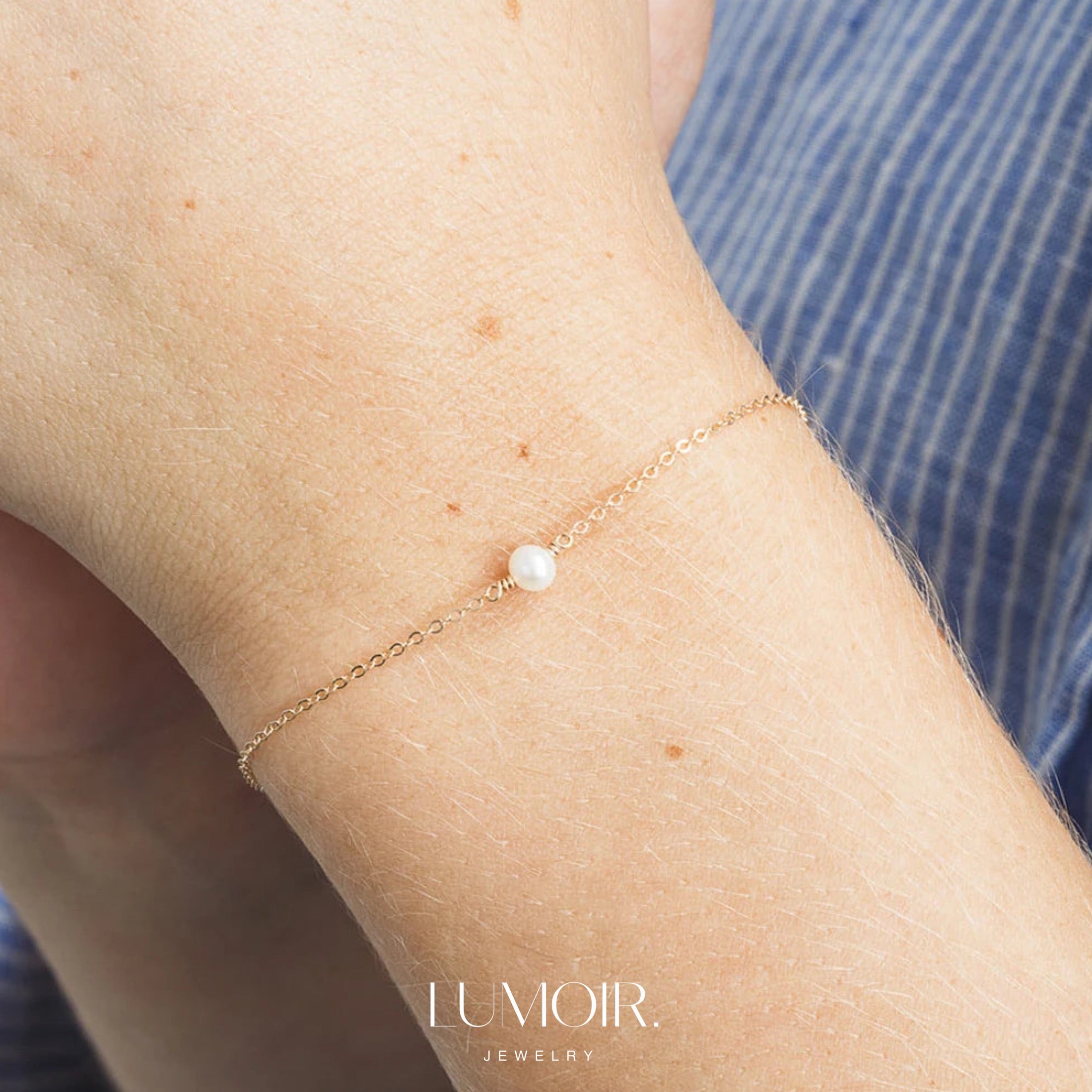 Perlenstein Armband Salome