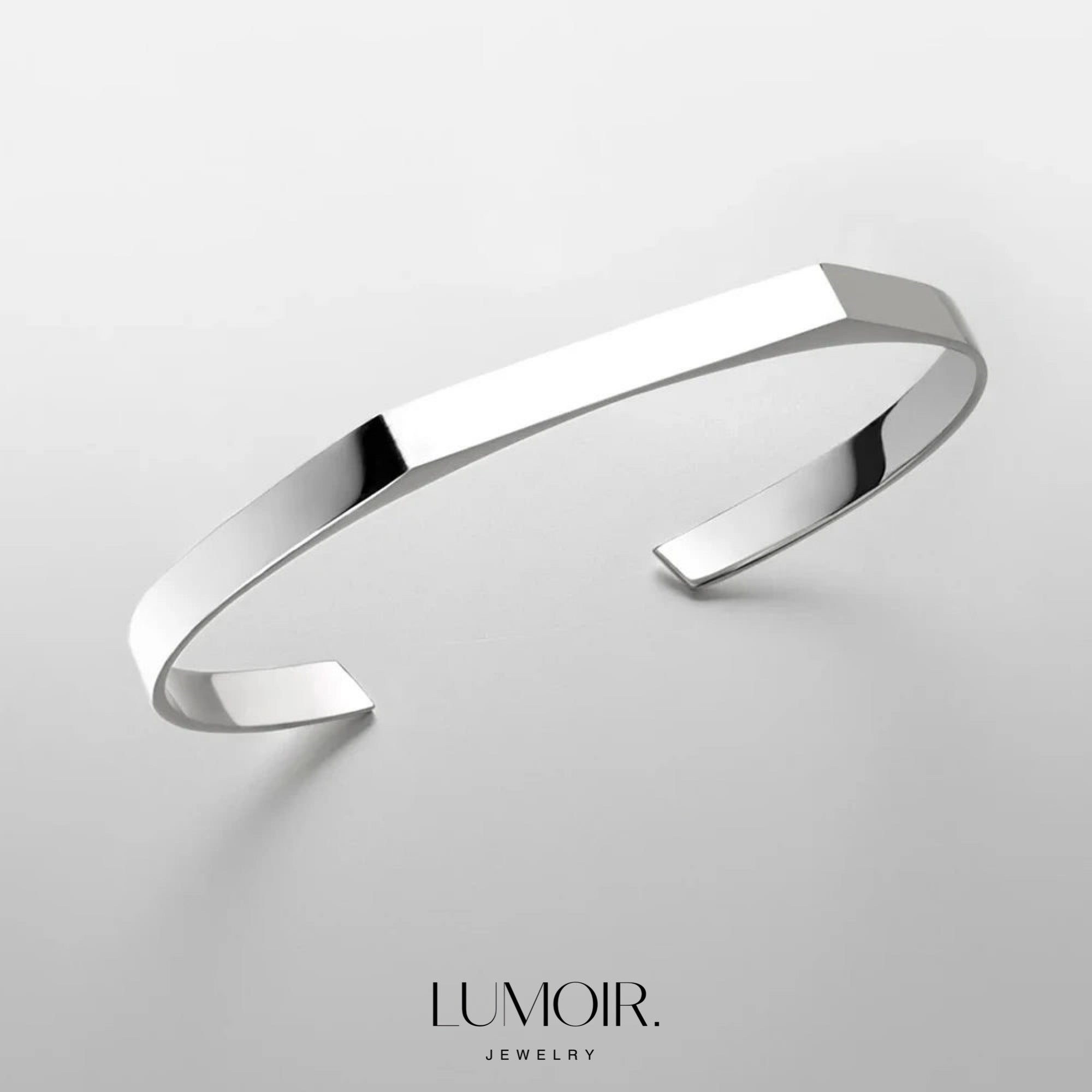 Personalized stainless steel bangle Nilo