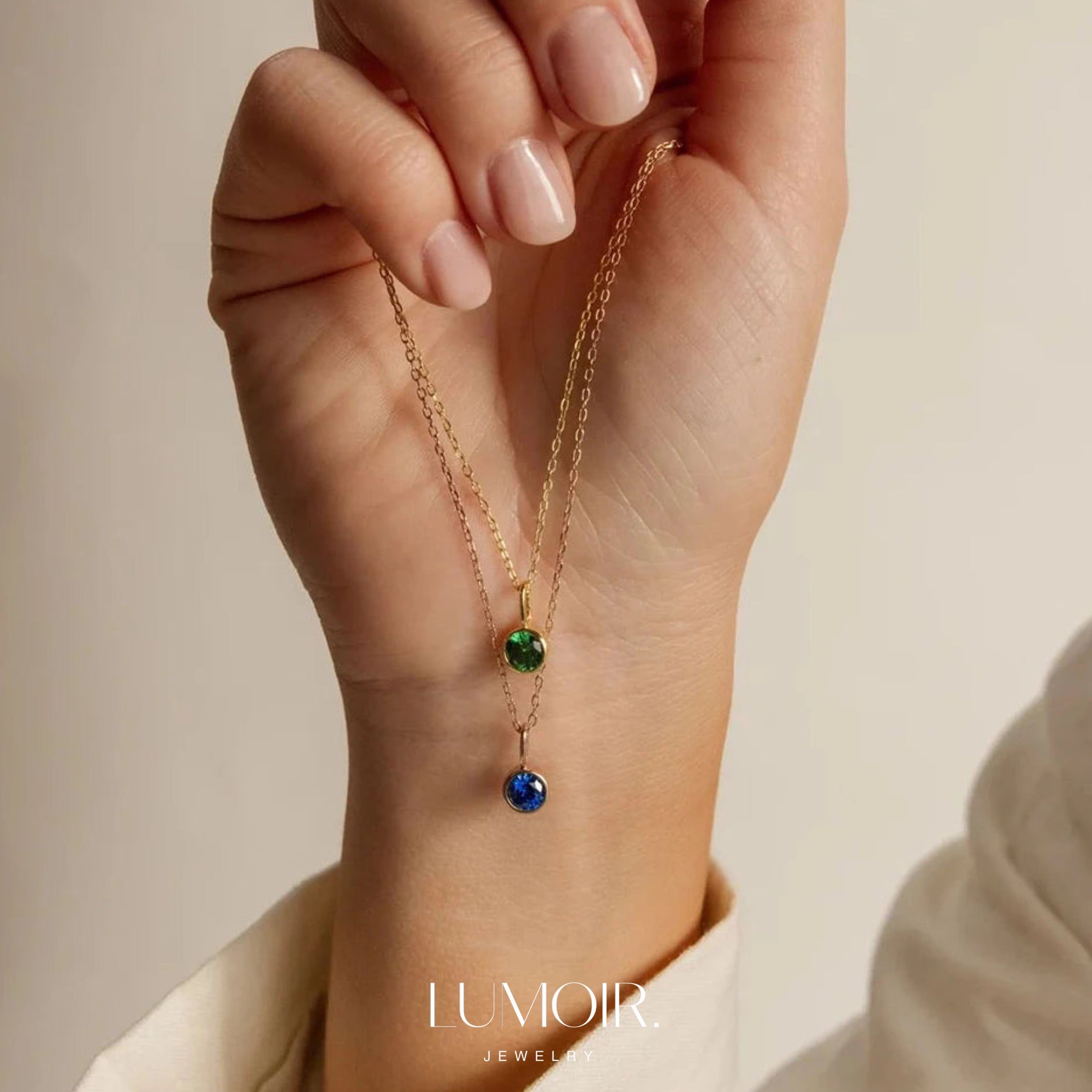 Geburtsstein Halskette Tanja