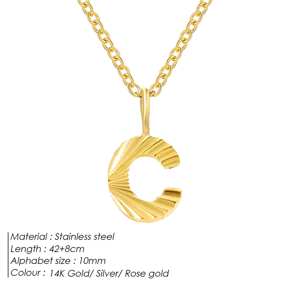 Collier personnalisé en acier inoxydable Corina