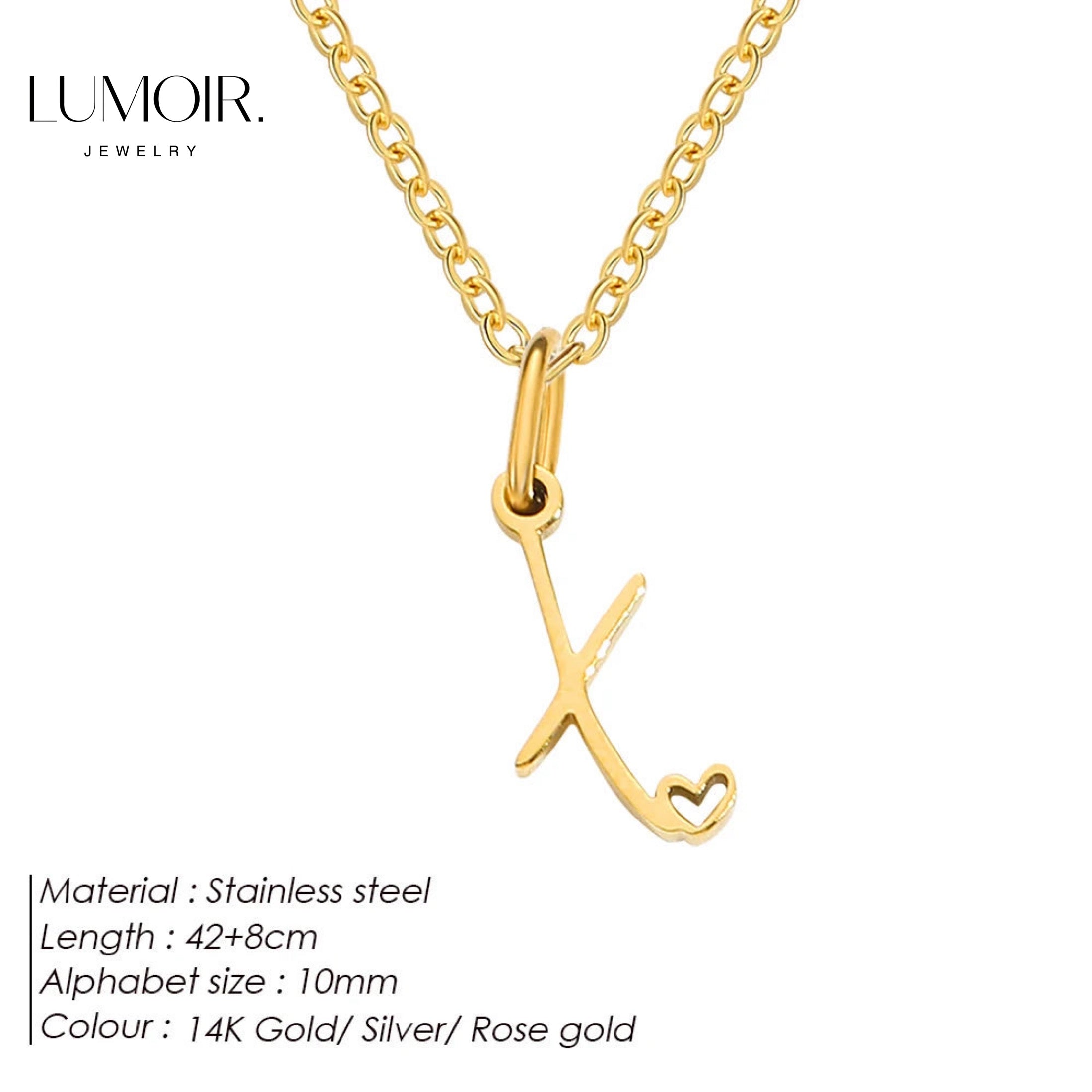 Personalized stainless steel necklace Venice