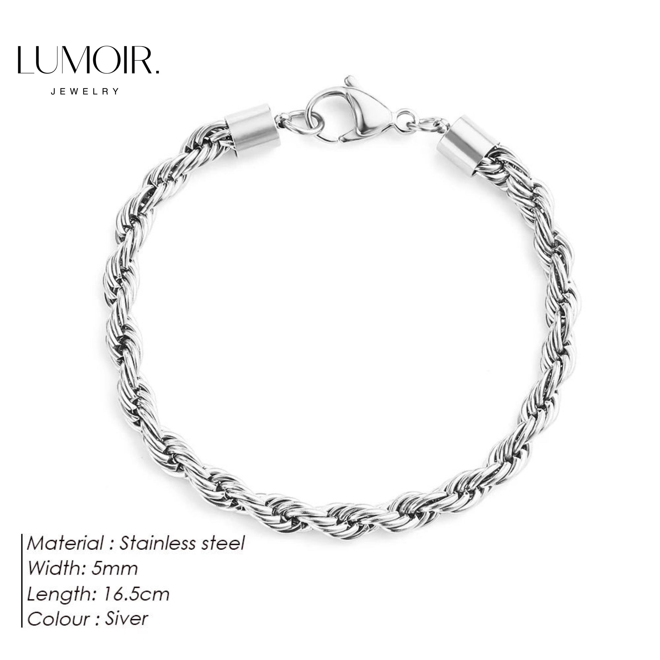 Victor stainless steel bracelet