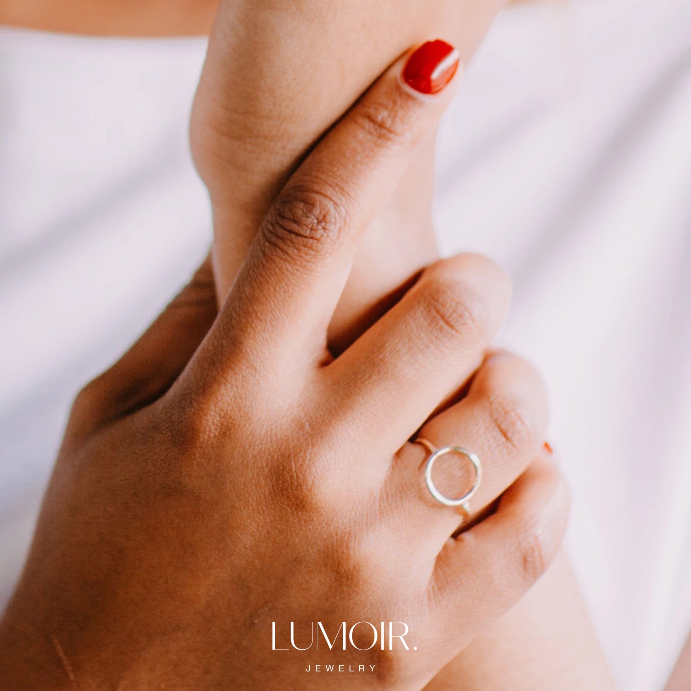 Stainless steel ring Oriana