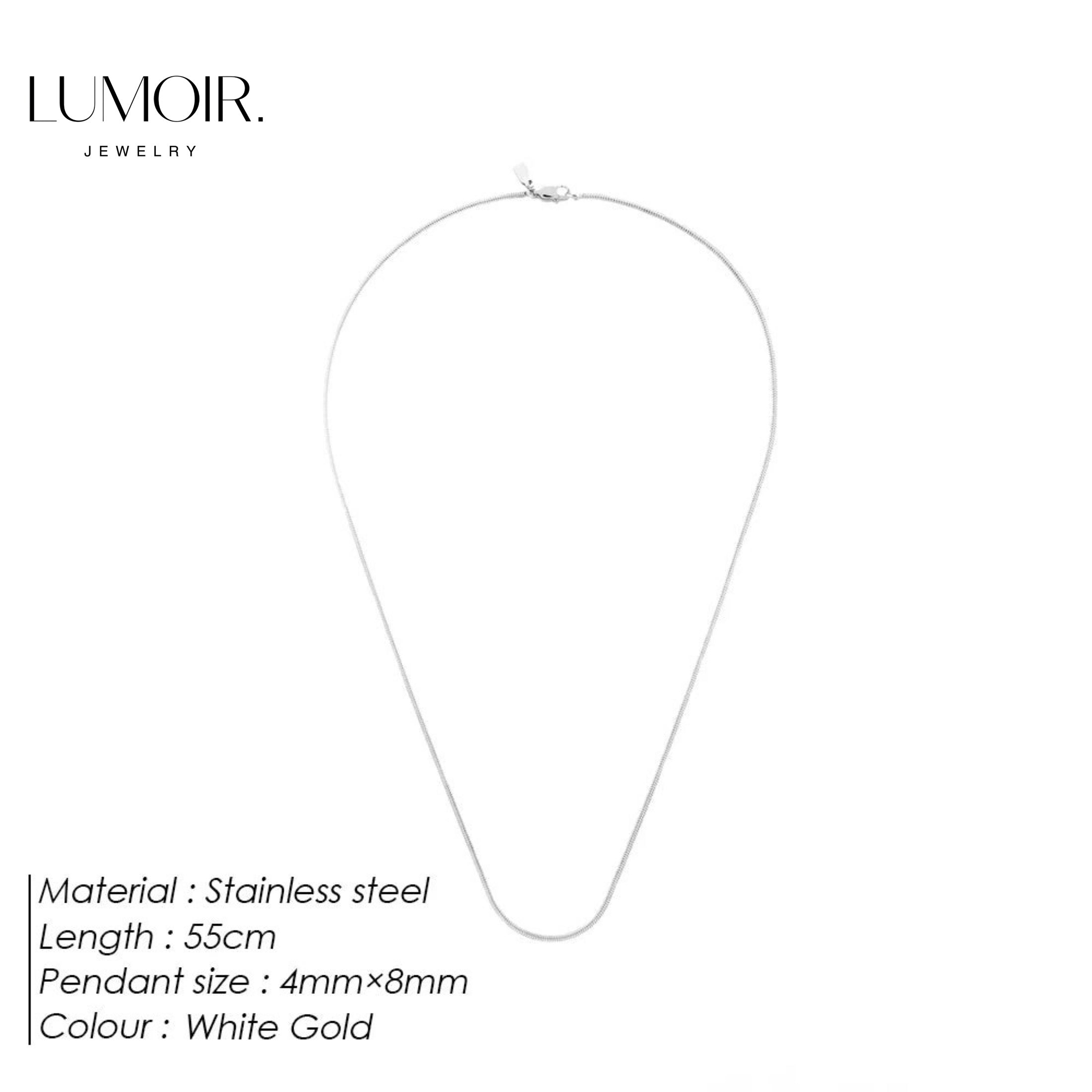 Personalized stainless steel necklace Eros