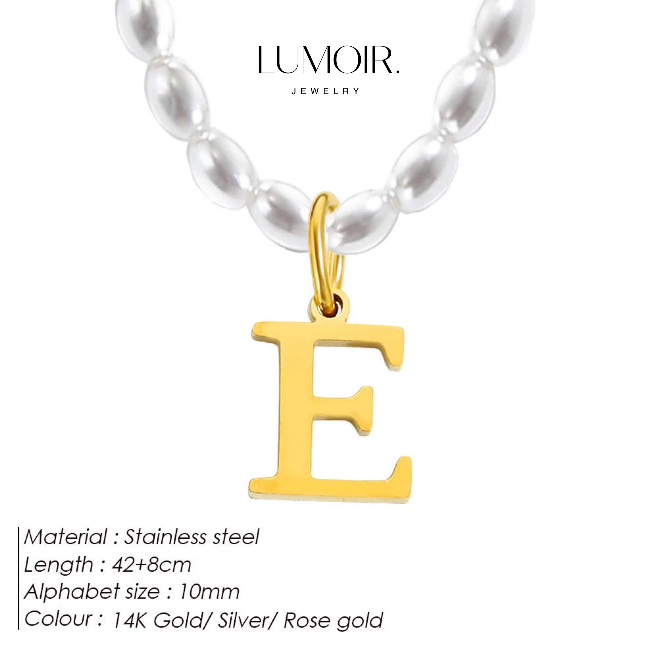 Personalized pearl necklace Tanna