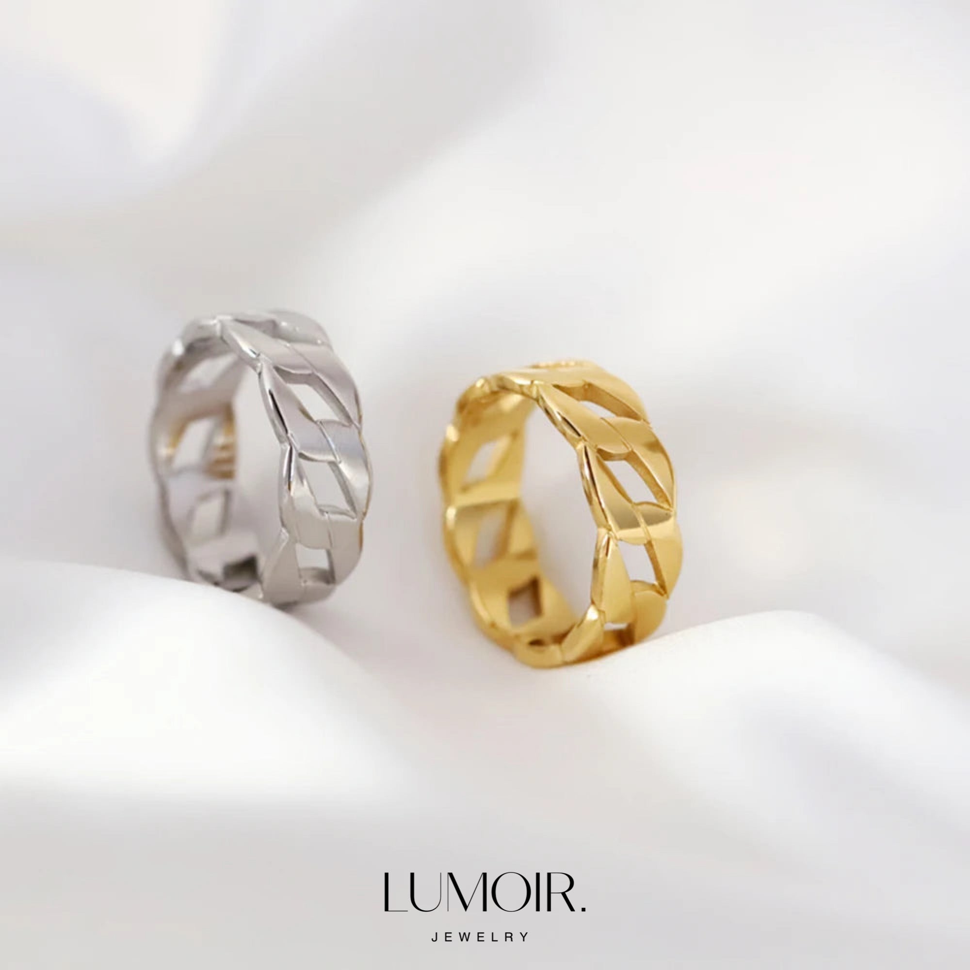 Stainless steel ring Samira