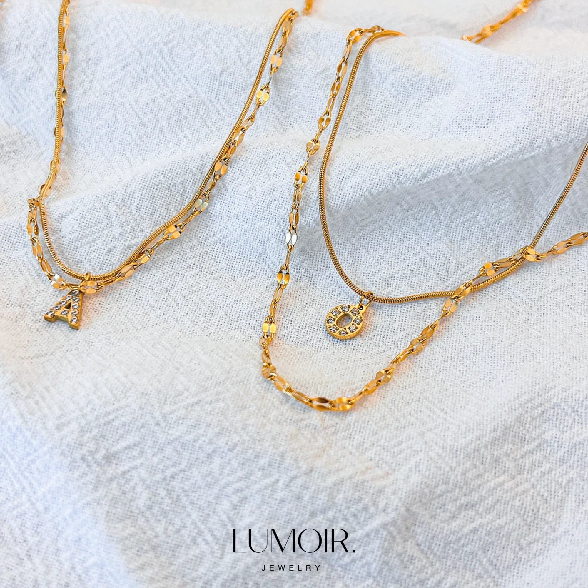 Personalized stainless steel necklace Luna