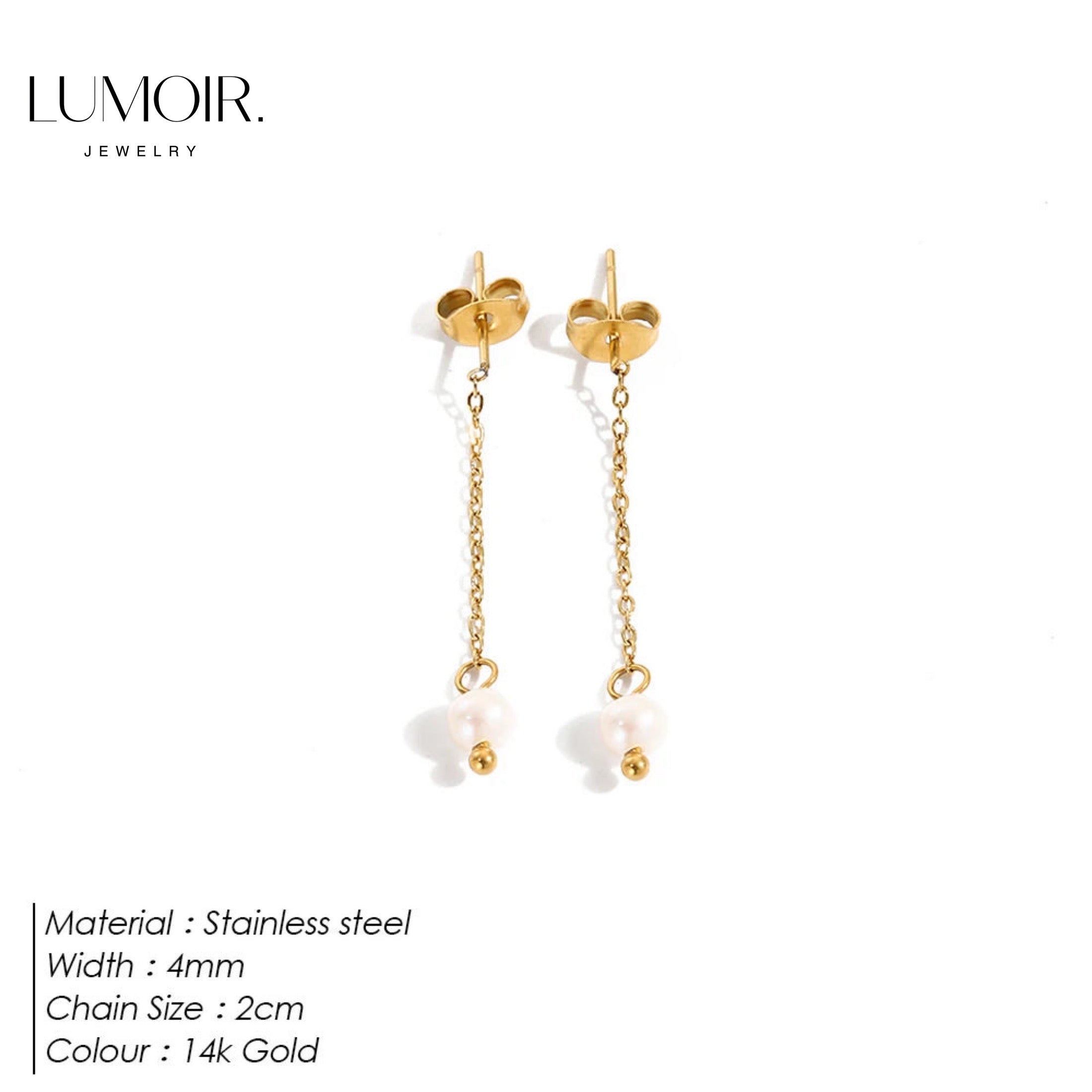 Isolde pearl earrings