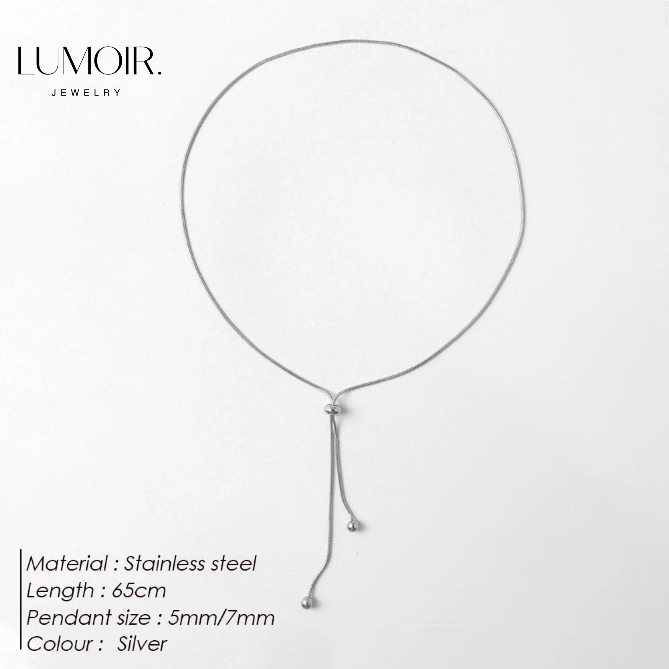 Stainless steel necklace Chiara