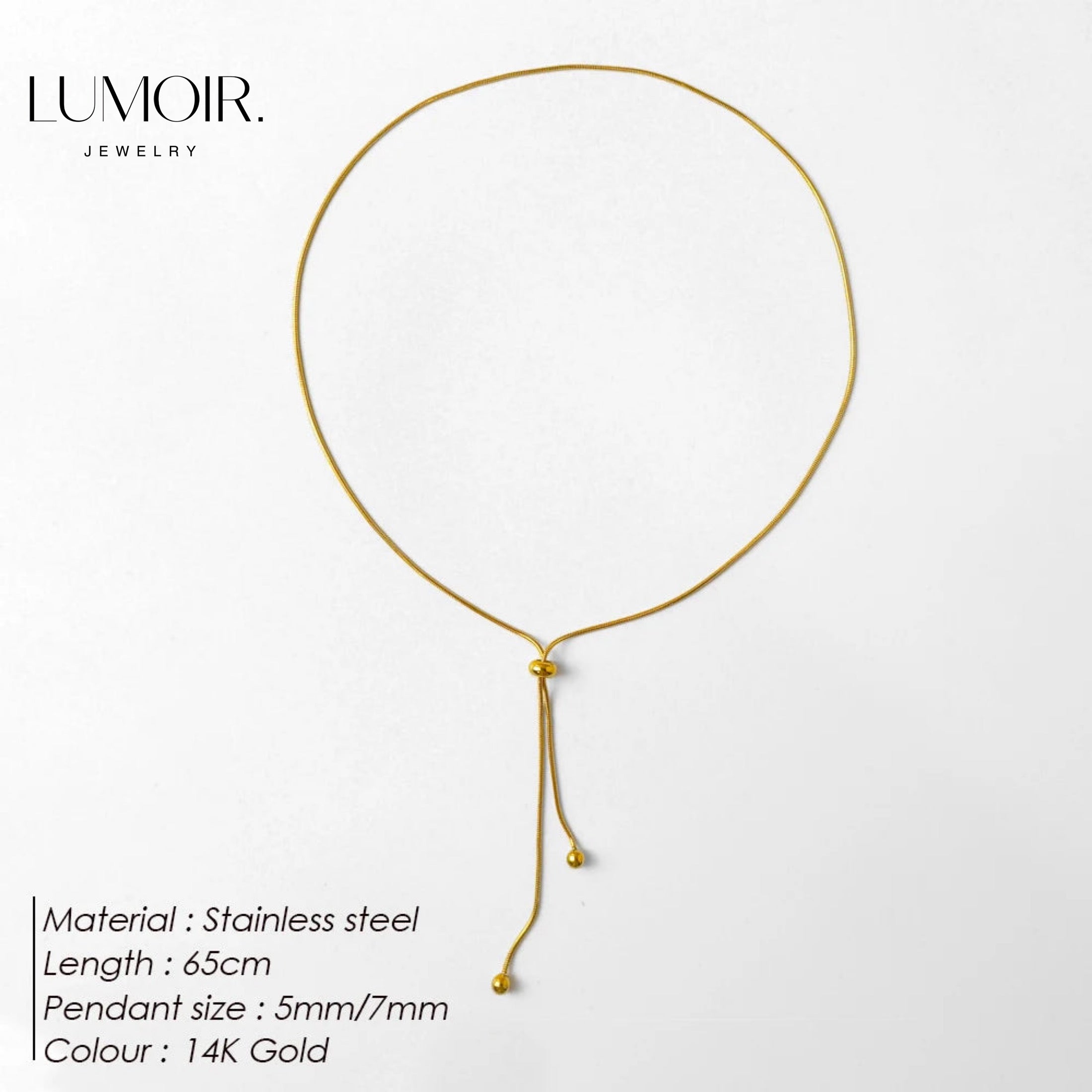 Stainless steel necklace Chiara