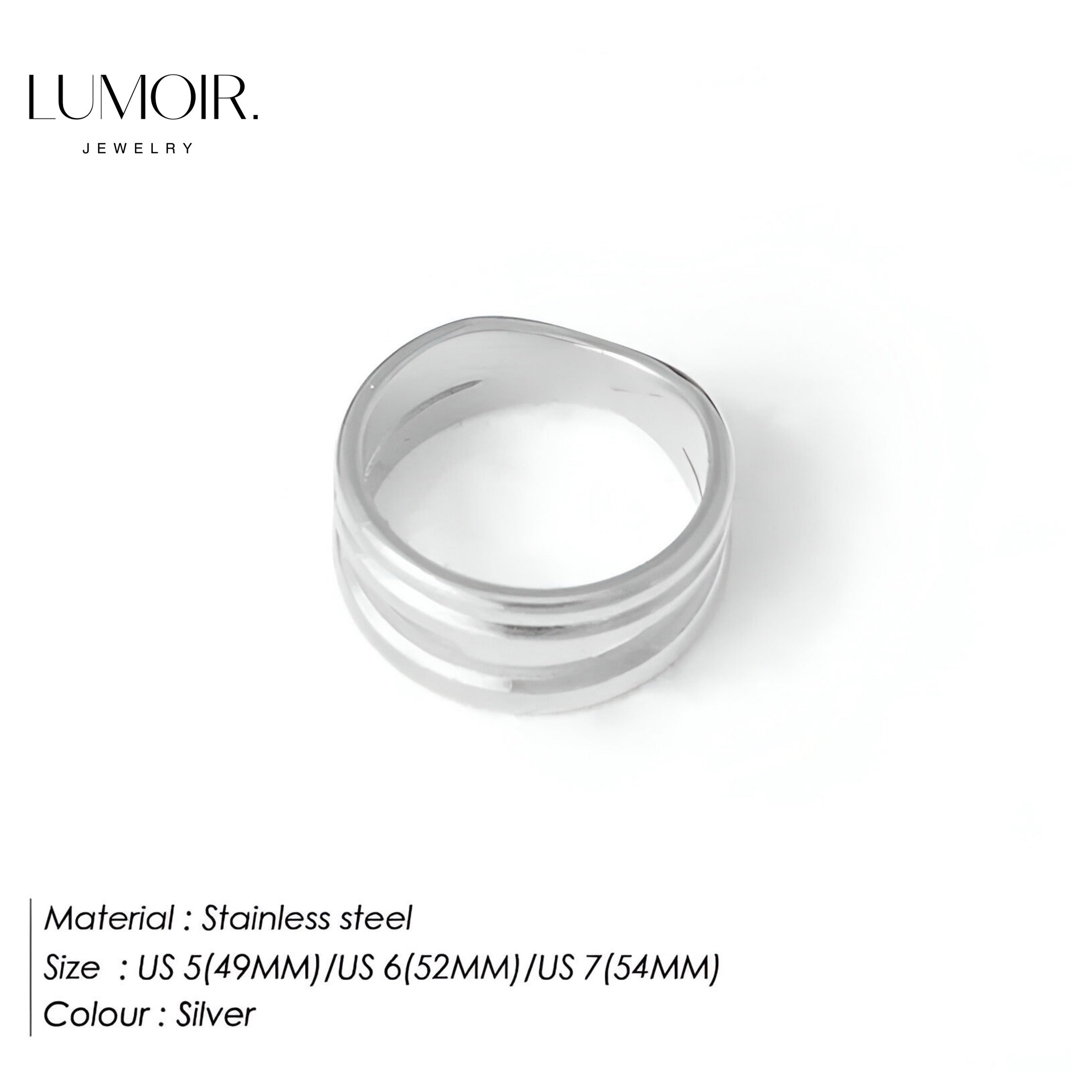 Stainless steel ring Lea