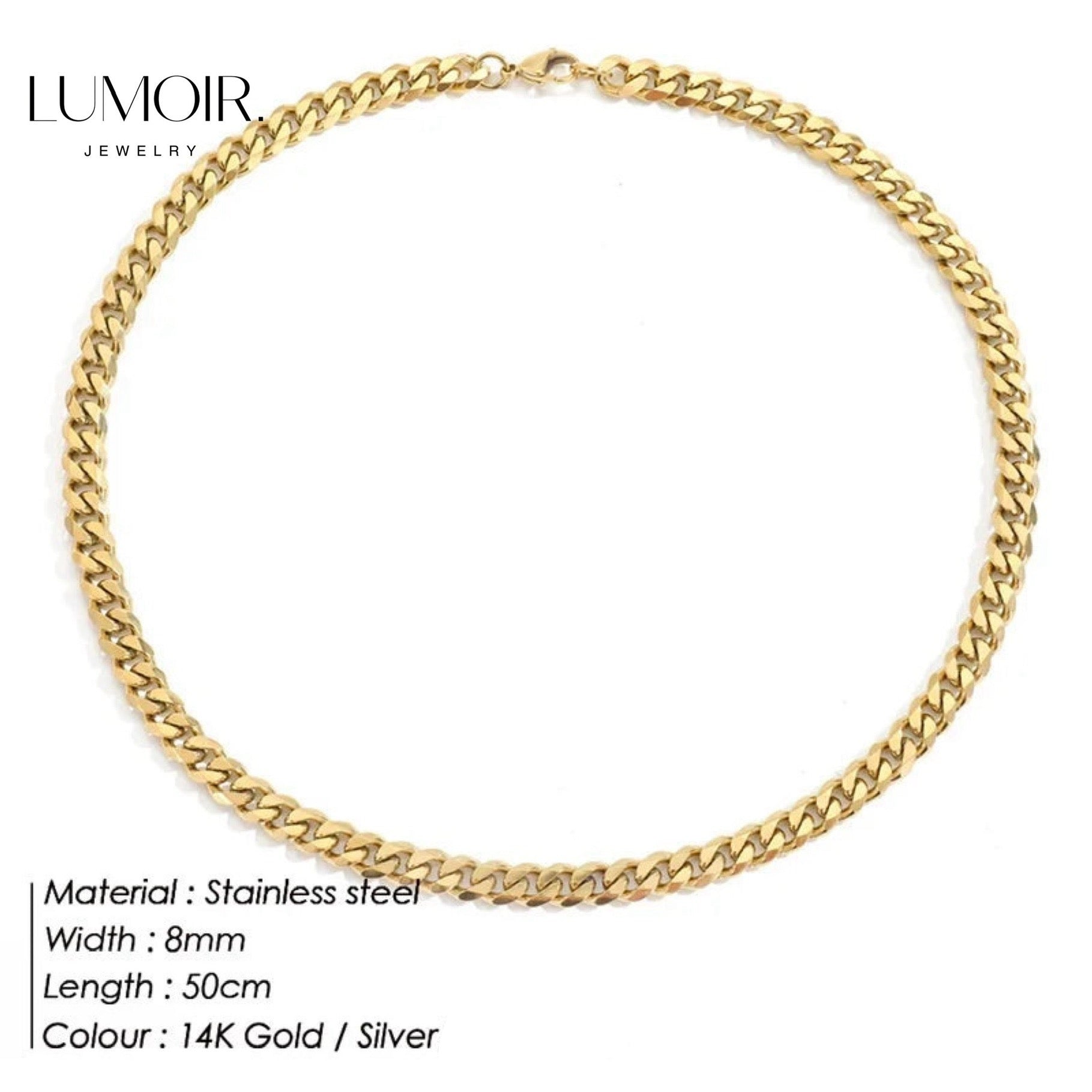 Stainless steel necklace Roi