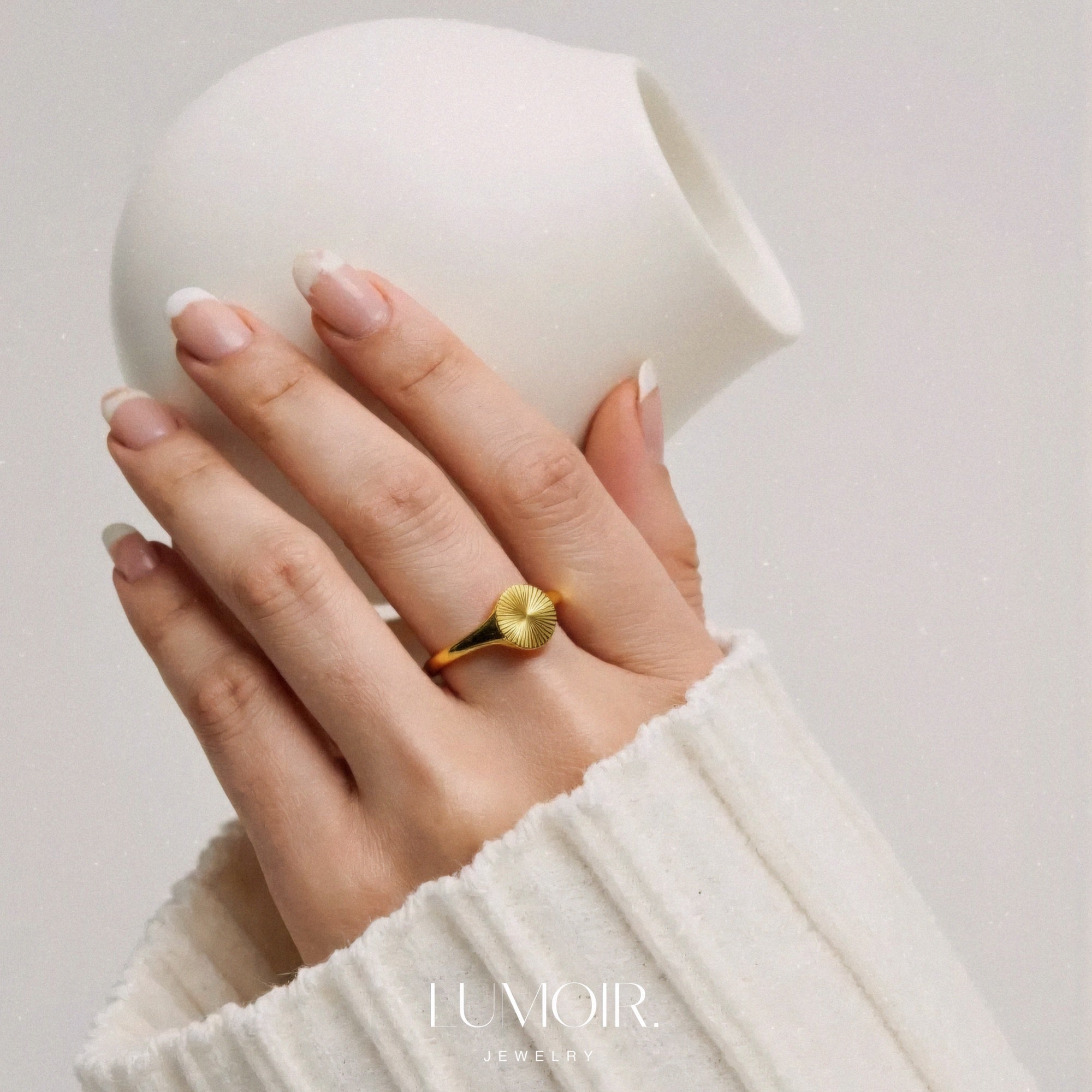 Stainless steel ring Zoé