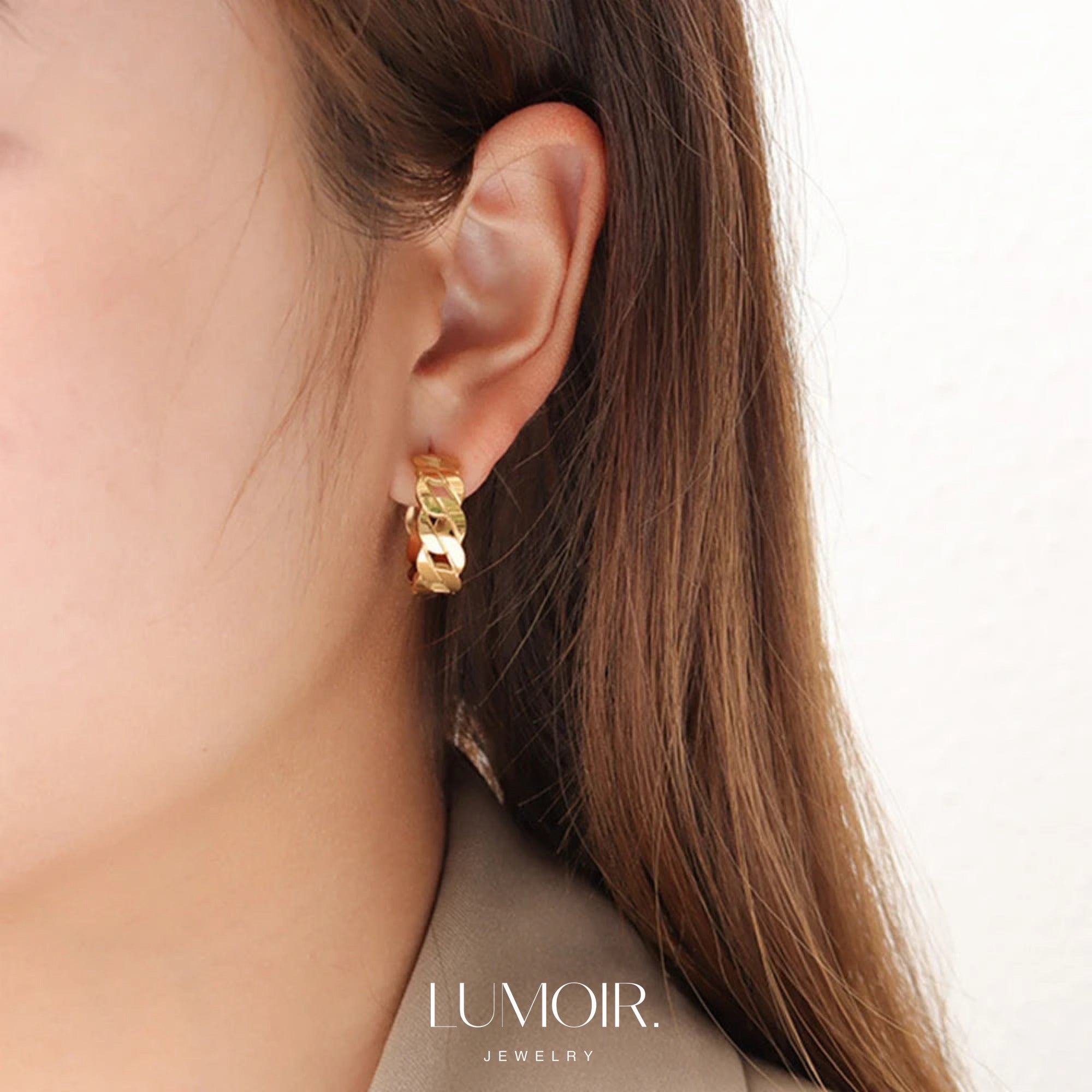 Stainless steel earrings Pina